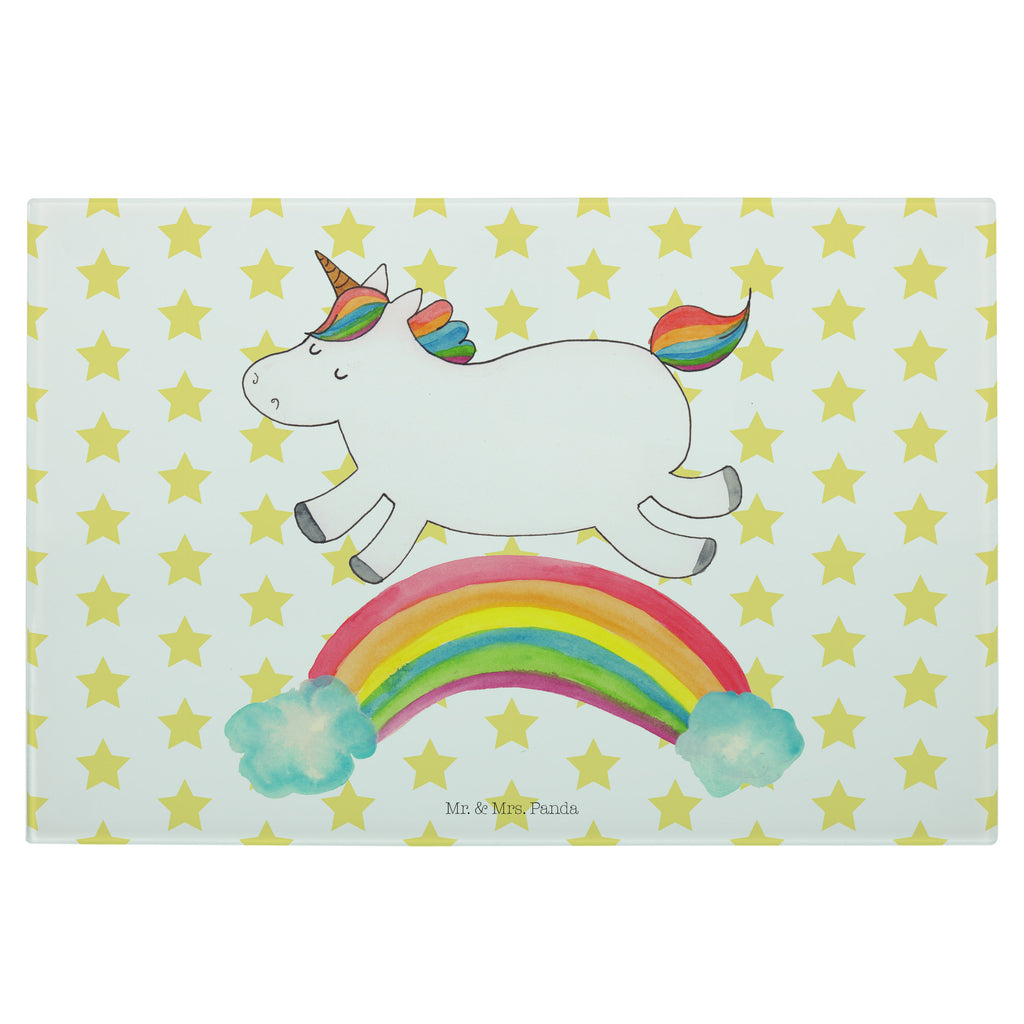 Medium Glas Schneidbrett Einhorn Regenbogen Glasschneidebrett, Schneidebrett, Einhorn, Einhörner, Einhorn Deko, Pegasus, Unicorn, Regenbogen, Glitzer, Einhornpower, Erwachsenwerden, Einhornautobahn
