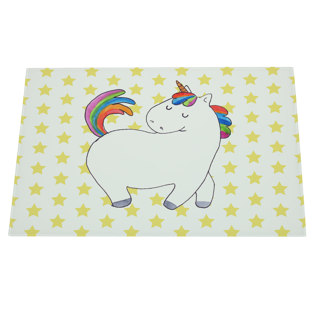 XL Glas Schneidbrett Einhorn stolzierend Glasschneidebrett, Schneidebrett, Frühstücksbrett, Küche, Einhorn, Einhörner, Einhorn Deko, Pegasus, Unicorn, stolz, anders, bunt, Pferd, Reiter, Reiten, Freundin, Geschenk