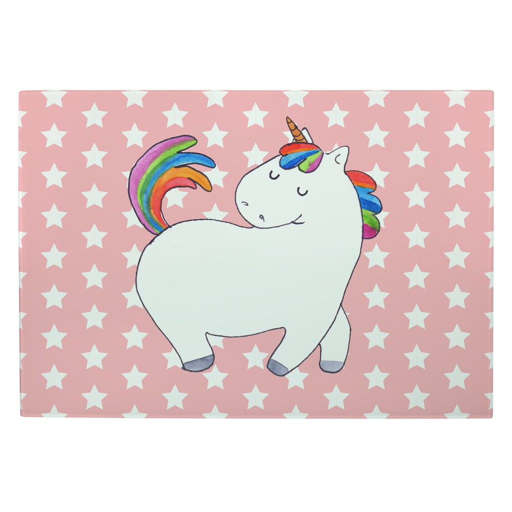 XL Glas Schneidbrett Einhorn stolzierend Glasschneidebrett, Schneidebrett, Frühstücksbrett, Küche, Einhorn, Einhörner, Einhorn Deko, Pegasus, Unicorn, stolz, anders, bunt, Pferd, Reiter, Reiten, Freundin, Geschenk