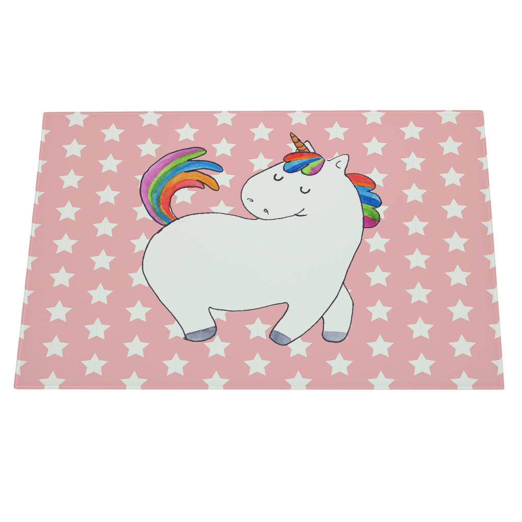 XL Glas Schneidbrett Einhorn stolzierend Glasschneidebrett, Schneidebrett, Frühstücksbrett, Küche, Einhorn, Einhörner, Einhorn Deko, Pegasus, Unicorn, stolz, anders, bunt, Pferd, Reiter, Reiten, Freundin, Geschenk