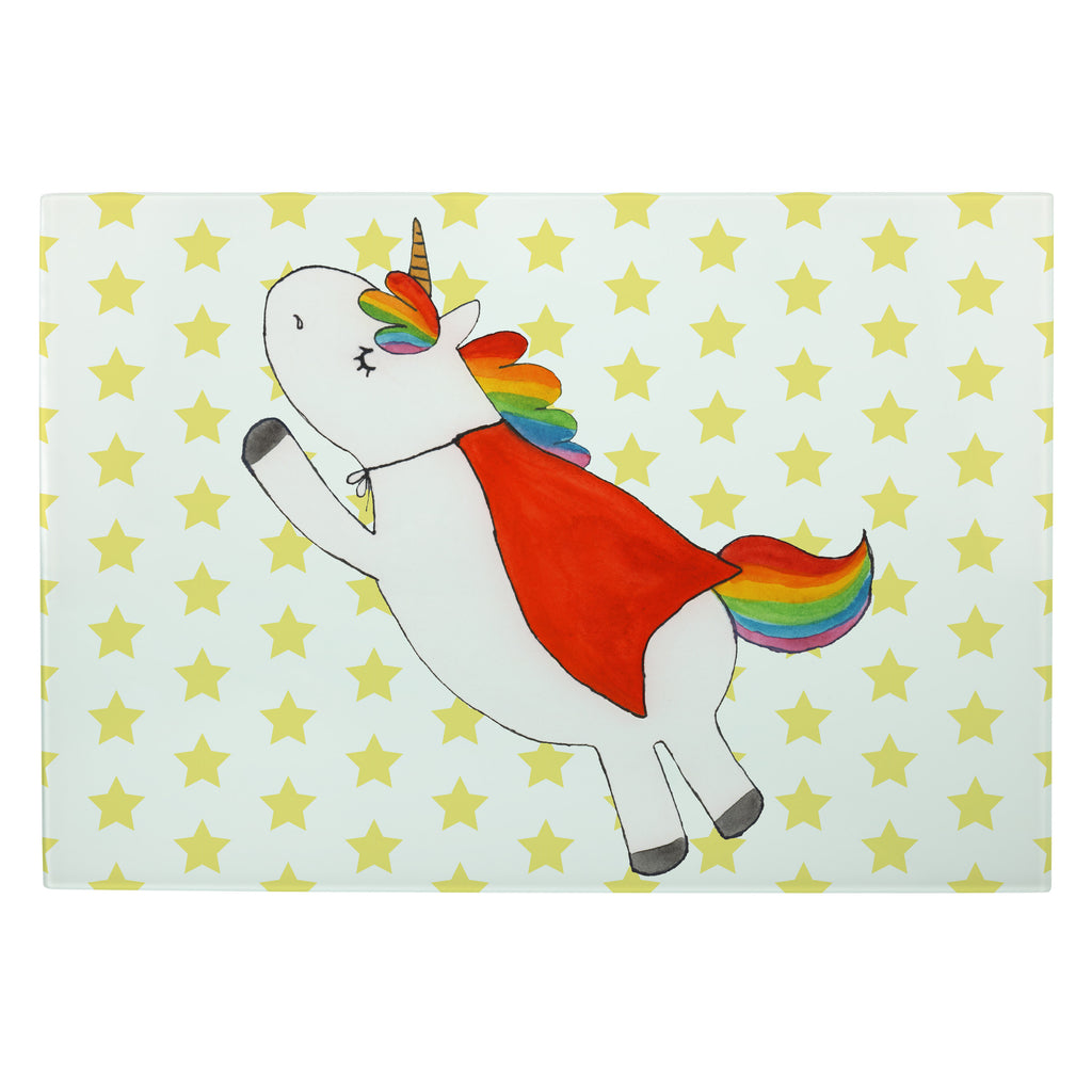 XL Glas Schneidbrett Einhorn Super Glasschneidebrett, Schneidebrett, Frühstücksbrett, Küche, Einhorn, Einhörner, Einhorn Deko, Pegasus, Unicorn, Traummann, Superheld, Held, Freundin, Geschenk, Girl, Mädchen