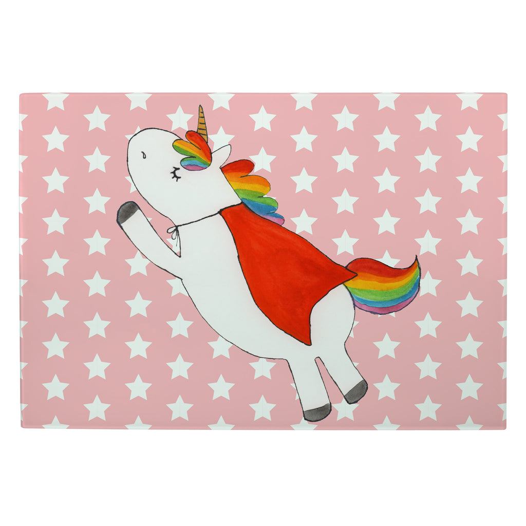XL Glas Schneidbrett Einhorn Super Glasschneidebrett, Schneidebrett, Frühstücksbrett, Küche, Einhorn, Einhörner, Einhorn Deko, Pegasus, Unicorn, Traummann, Superheld, Held, Freundin, Geschenk, Girl, Mädchen