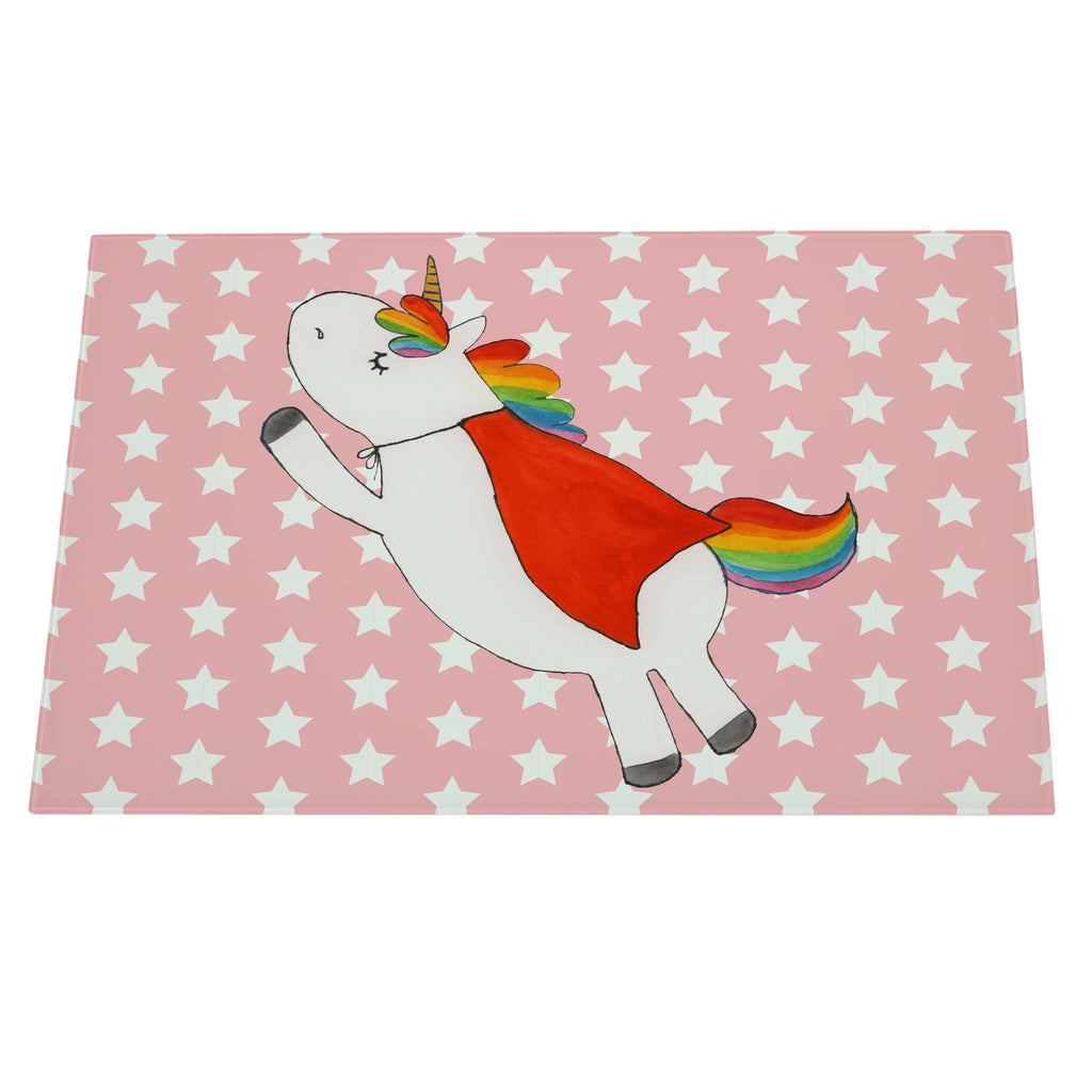 XL Glas Schneidbrett Einhorn Super Glasschneidebrett, Schneidebrett, Frühstücksbrett, Küche, Einhorn, Einhörner, Einhorn Deko, Pegasus, Unicorn, Traummann, Superheld, Held, Freundin, Geschenk, Girl, Mädchen