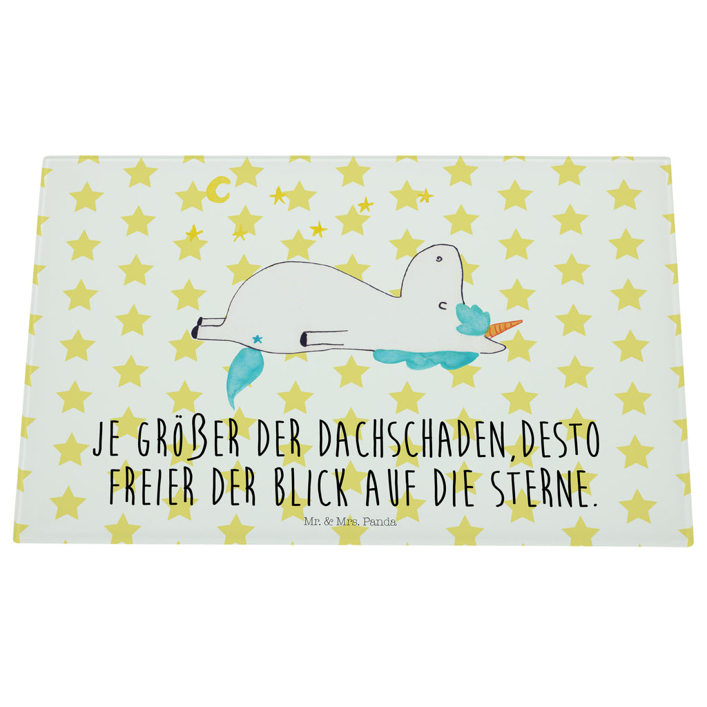 Medium Glas Schneidbrett Einhorn Sternenhimmel Glasschneidebrett, Schneidebrett, Einhorn, Einhörner, Einhorn Deko, Pegasus, Unicorn, Sterne, Dachschaden, Verrückt, Sternenhimmel
