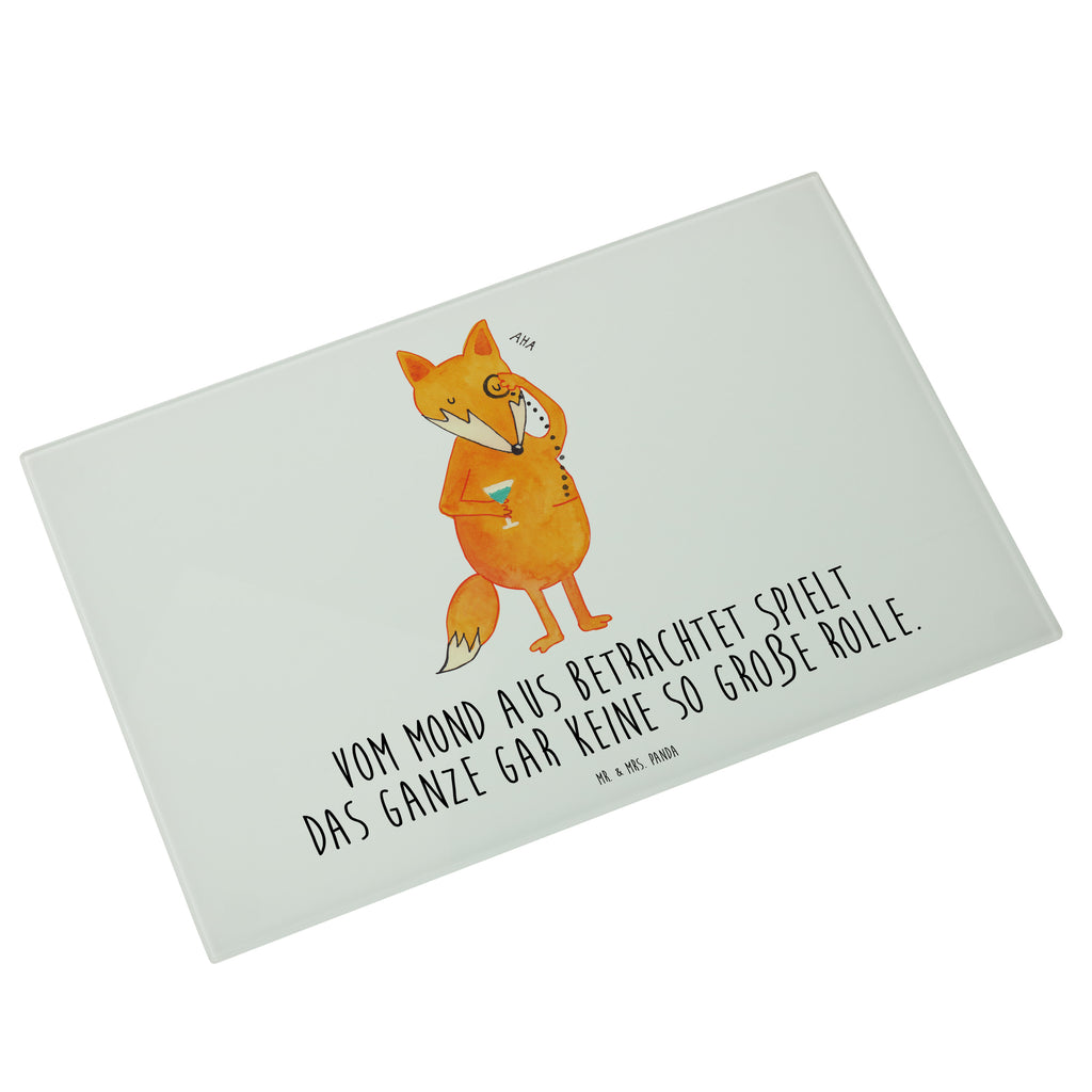 Medium Glas Schneidbrett Fuchs Lord Glasschneidebrett, Schneidebrett, Fuchs, Füchse, tröstende Worte, Spruch lustig, Liebeskummer Geschenk, Motivation Spruch, Problemlösung