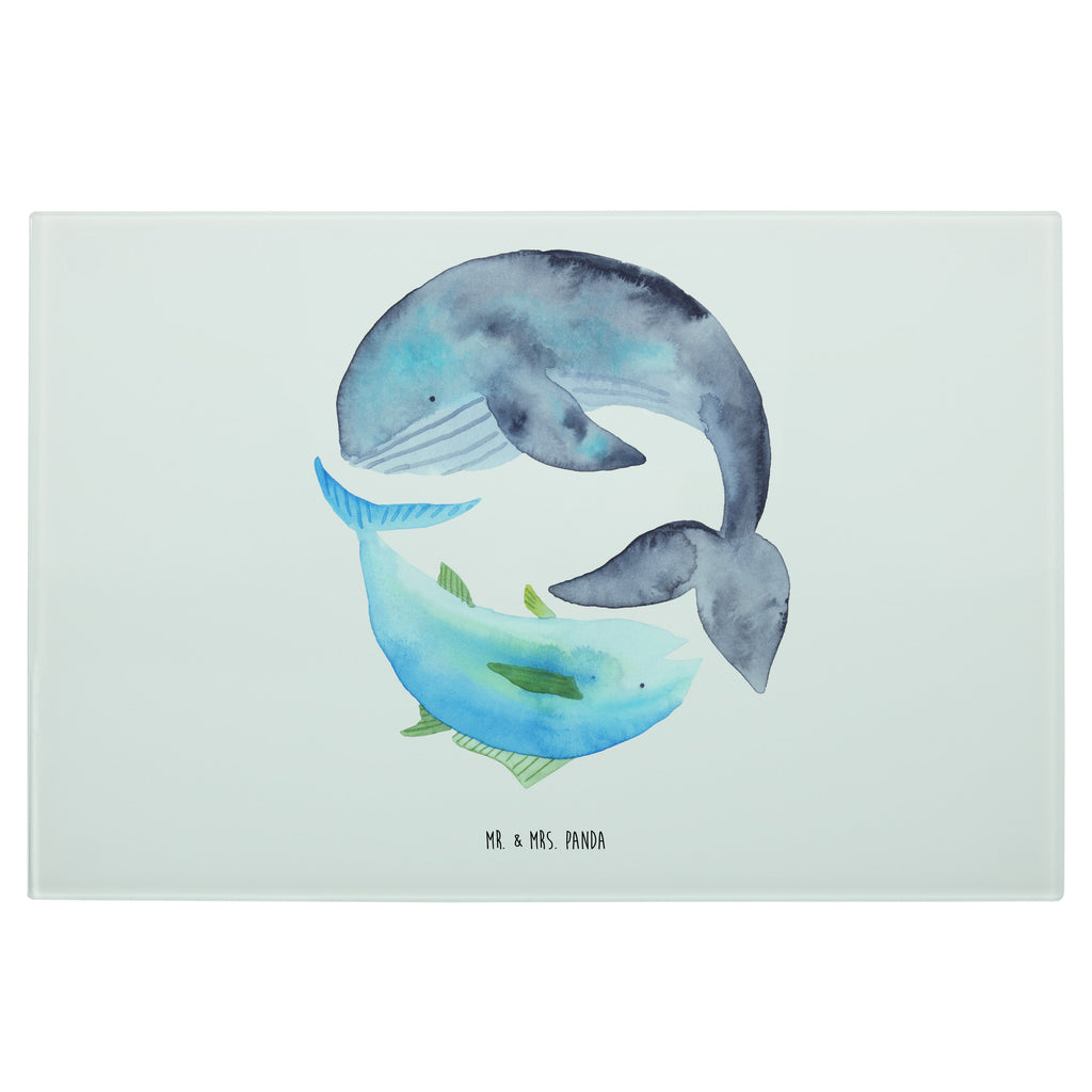 Medium Glas Schneidbrett Walfisch & Thunfisch Glasschneidebrett, Schneidebrett, Tiermotive, Gute Laune, lustige Sprüche, Tiere, Wal, Wahl, Tunfisch, Wortwitz lustig, Spruch lustig, Flachwitz, Witz, Spruch des Tages, Flachwitz Geschenk