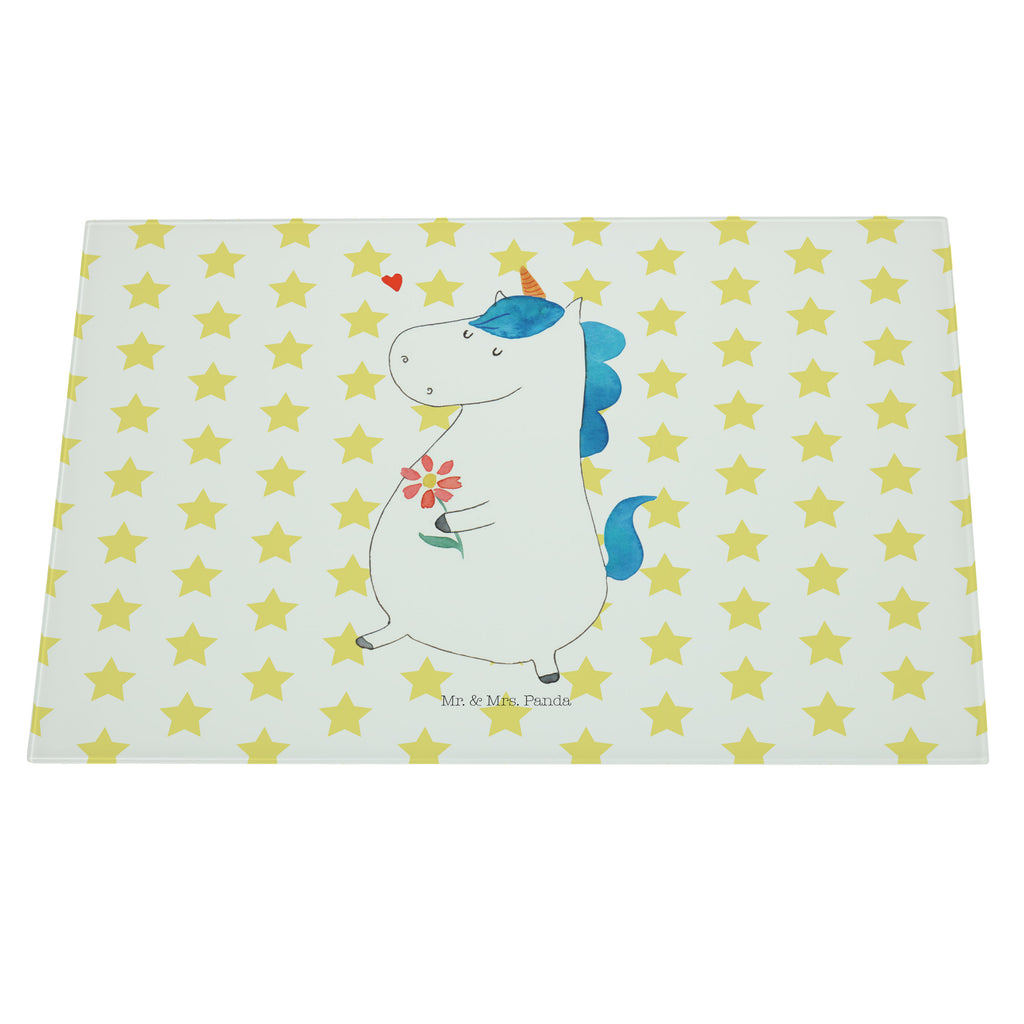 XL Glas Schneidbrett Einhorn Spaziergang Glasschneidebrett, Schneidebrett, Frühstücksbrett, Küche, Einhorn, Einhörner, Einhorn Deko, Pegasus, Unicorn, Glitzer, Blumen, Spaziergang, Motivation, Gute Laune, Freude, Freundin, Mutter, Schwester