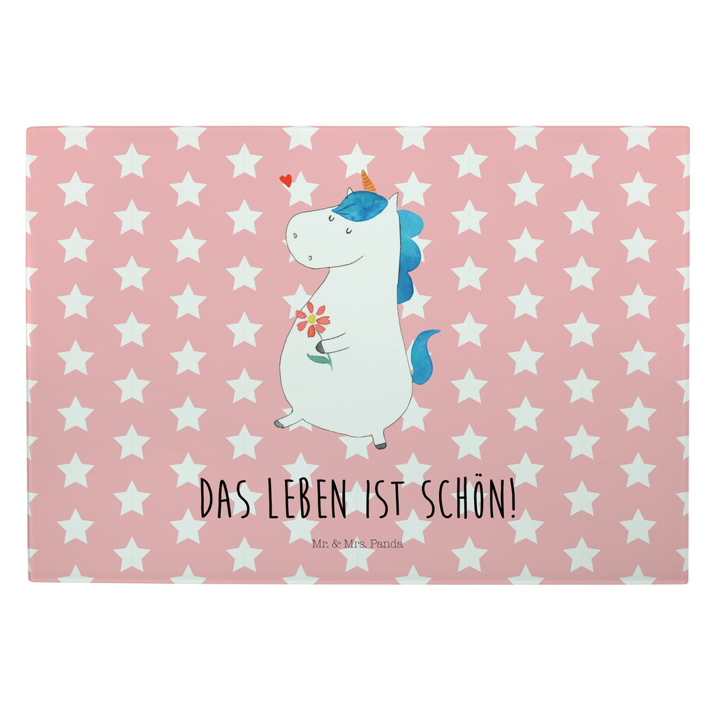 XL Glas Schneidbrett Einhorn Spaziergang Glasschneidebrett, Schneidebrett, Frühstücksbrett, Küche, Einhorn, Einhörner, Einhorn Deko, Pegasus, Unicorn, Glitzer, Blumen, Spaziergang, Motivation, Gute Laune, Freude, Freundin, Mutter, Schwester