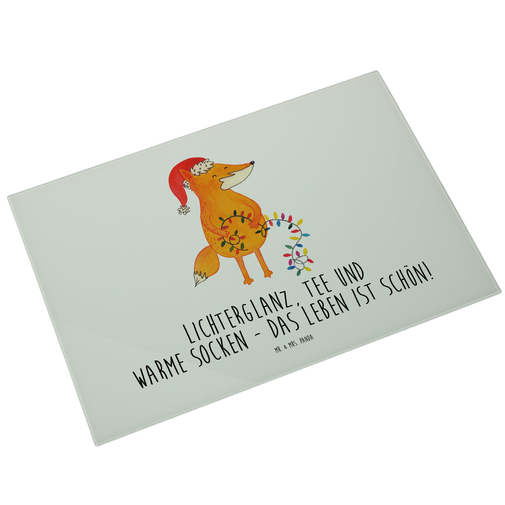 XL Glas Schneidbrett Fuchs Weihnachten Glasschneidebrett, Schneidebrett, Frühstücksbrett, Küche, Winter, Weihnachten, Weihnachtsdeko, Nikolaus, Advent, Heiligabend, Wintermotiv, Fuchs, Füchse, Spruch schön, Geschenk Weihnachten, Weihnachtsmann, Weihnachtszeit