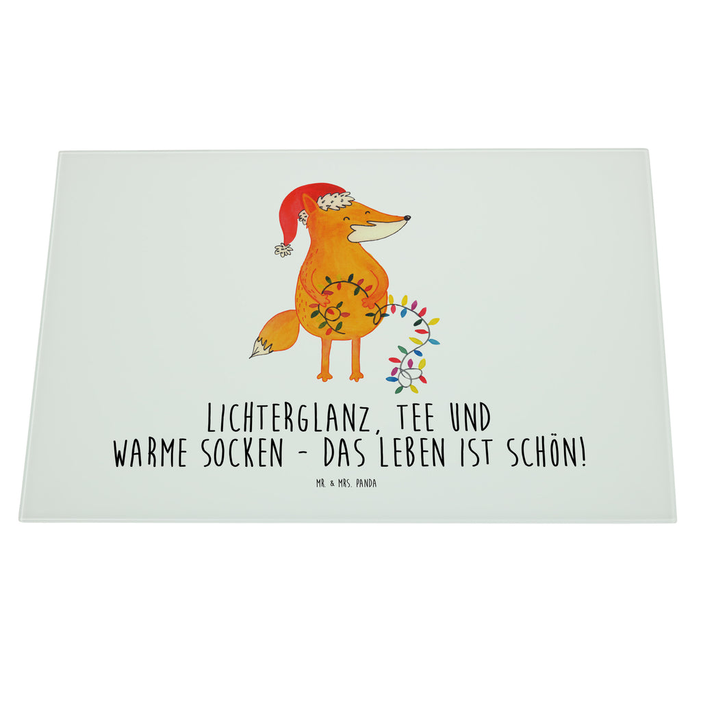 XL Glas Schneidbrett Fuchs Weihnachten Glasschneidebrett, Schneidebrett, Frühstücksbrett, Küche, Winter, Weihnachten, Weihnachtsdeko, Nikolaus, Advent, Heiligabend, Wintermotiv, Fuchs, Füchse, Spruch schön, Geschenk Weihnachten, Weihnachtsmann, Weihnachtszeit