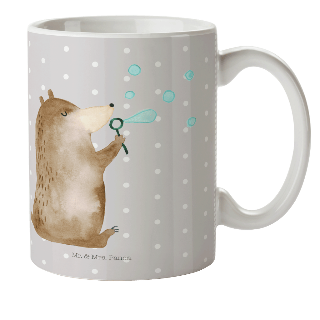 Kindertasse Bär Seifenblasen Kunststoff Tasse, Kindergarten, Tasse, Trinkbecher, Camping Becher, Kaffeetasse, Kunststoffbecher, Kindergartenbecher, Outdoorgeschirr, Kunststoffgeschirr, Reisebecher, Reisetasse, Kinderbecher, Bär, Teddy, Teddybär, Seifenblasen Bär Lustig Sein Glücklich Traurig Happy
