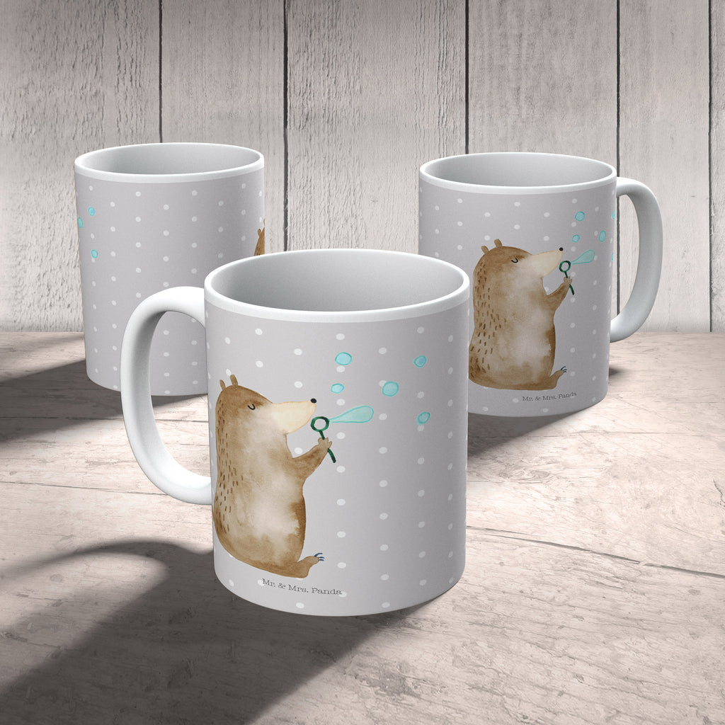 Kindertasse Bär Seifenblasen Kunststoff Tasse, Kindergarten, Tasse, Trinkbecher, Camping Becher, Kaffeetasse, Kunststoffbecher, Kindergartenbecher, Outdoorgeschirr, Kunststoffgeschirr, Reisebecher, Reisetasse, Kinderbecher, Bär, Teddy, Teddybär, Seifenblasen Bär Lustig Sein Glücklich Traurig Happy