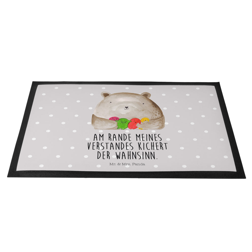 Fußmatte Bär Gefühl Bär, Wahnsinn, Verrückt, Durchgedreht Türvorleger, Schmutzmatte, Fußabtreter, Matte, Schmutzfänger, Fußabstreifer, Schmutzfangmatte, Türmatte, Motivfußmatte,  Haustürmatte, Vorleger  Bär, Teddy, Teddybär