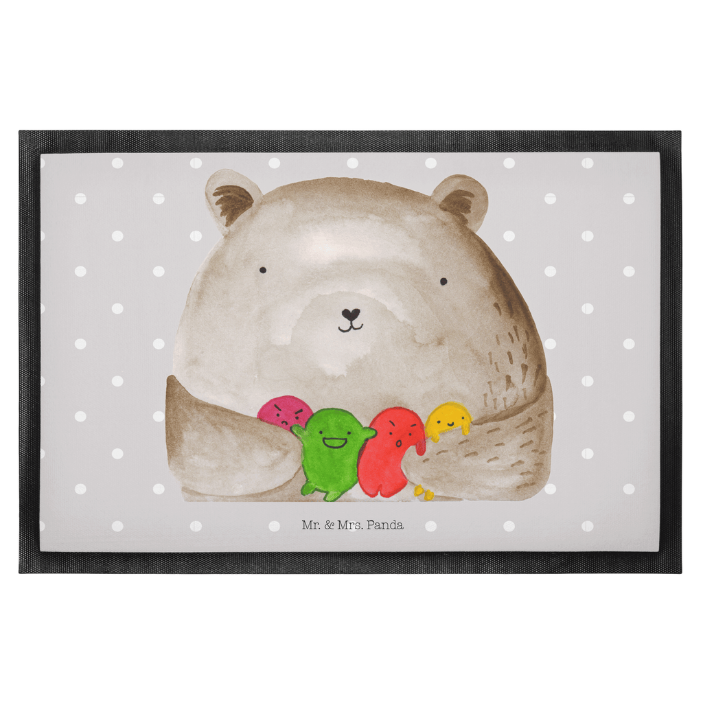 Fußmatte Bär Gefühl Bär, Wahnsinn, Verrückt, Durchgedreht Türvorleger, Schmutzmatte, Fußabtreter, Matte, Schmutzfänger, Fußabstreifer, Schmutzfangmatte, Türmatte, Motivfußmatte,  Haustürmatte, Vorleger  Bär, Teddy, Teddybär