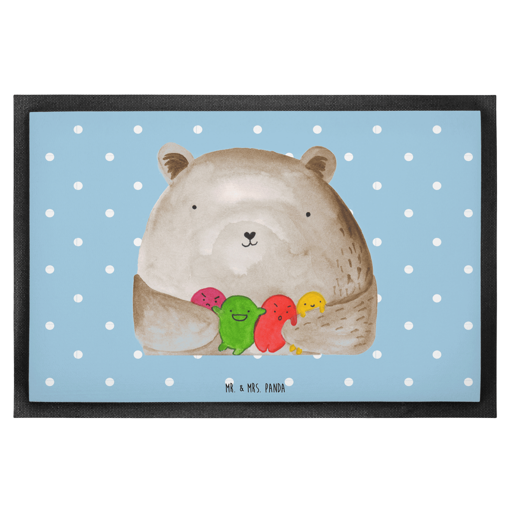 Fußmatte Bär Gefühl Bär, Wahnsinn, Verrückt, Durchgedreht Türvorleger, Schmutzmatte, Fußabtreter, Matte, Schmutzfänger, Fußabstreifer, Schmutzfangmatte, Türmatte, Motivfußmatte,  Haustürmatte, Vorleger  Bär, Teddy, Teddybär