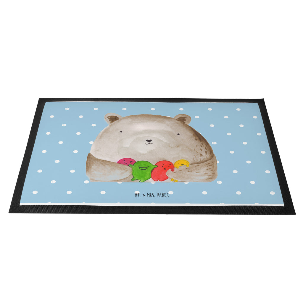 Fußmatte Bär Gefühl Bär, Wahnsinn, Verrückt, Durchgedreht Türvorleger, Schmutzmatte, Fußabtreter, Matte, Schmutzfänger, Fußabstreifer, Schmutzfangmatte, Türmatte, Motivfußmatte,  Haustürmatte, Vorleger  Bär, Teddy, Teddybär