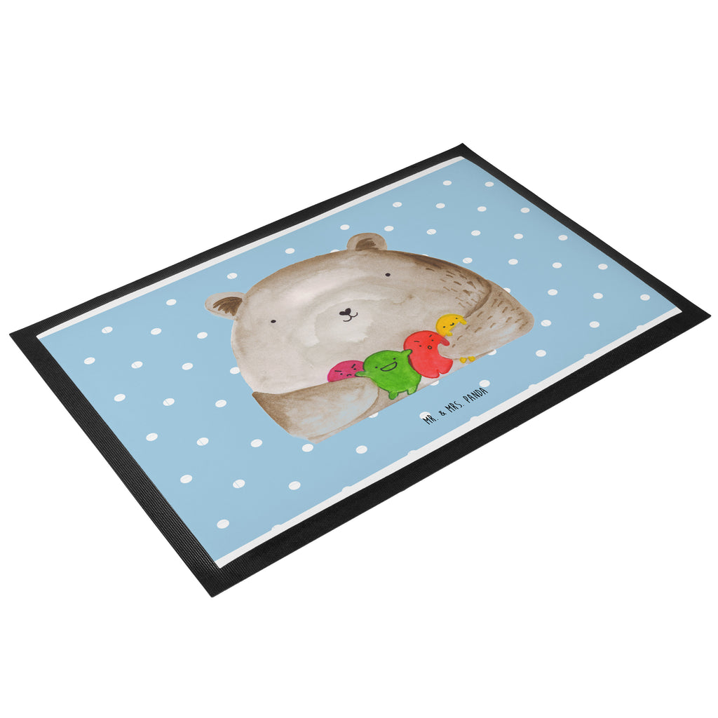 Fußmatte Bär Gefühl Bär, Wahnsinn, Verrückt, Durchgedreht Türvorleger, Schmutzmatte, Fußabtreter, Matte, Schmutzfänger, Fußabstreifer, Schmutzfangmatte, Türmatte, Motivfußmatte,  Haustürmatte, Vorleger  Bär, Teddy, Teddybär