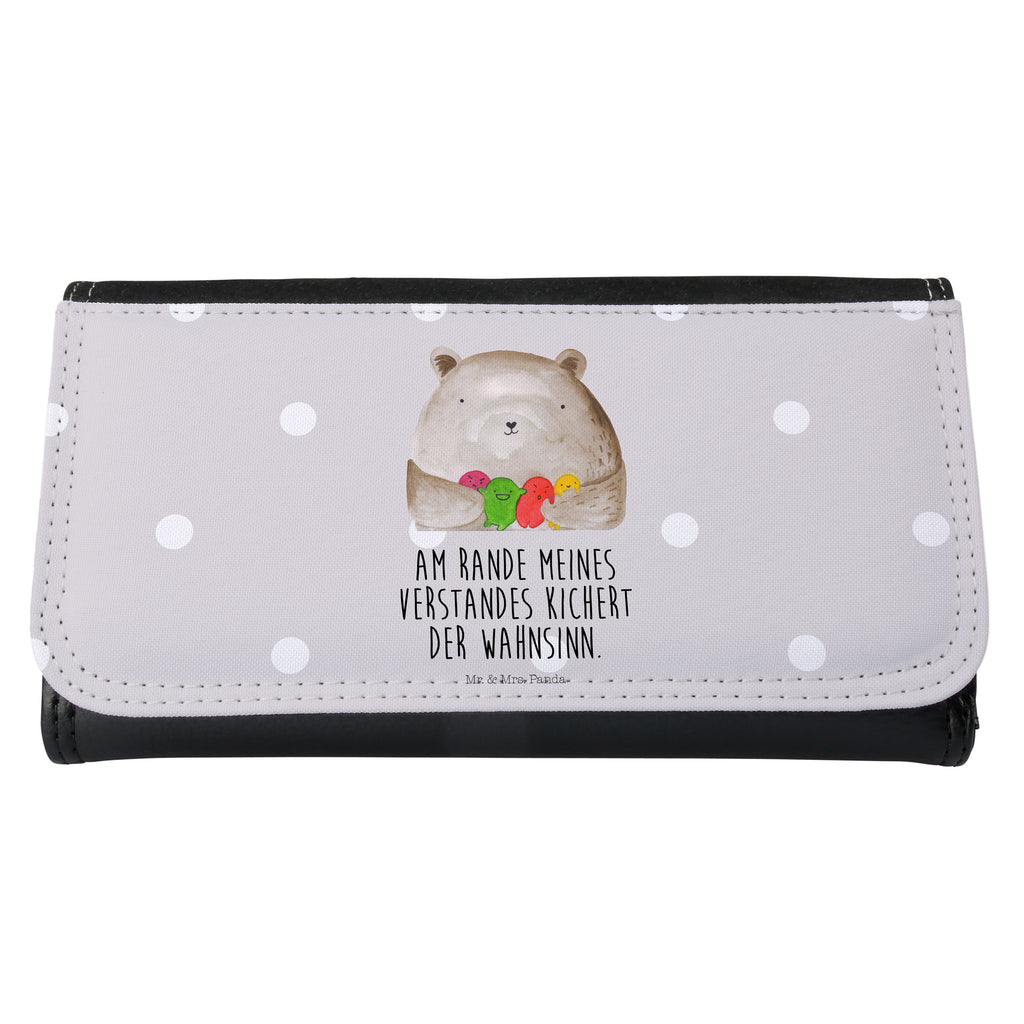 Damen Portemonnaie Bär Gefühl Portemonnaie, Portemonee, Geldbörse, Damen, Groß, XXL, Geldbeutel, Portemonnaies, Bär, Teddy, Teddybär, Wahnsinn, Verrückt, Durchgedreht