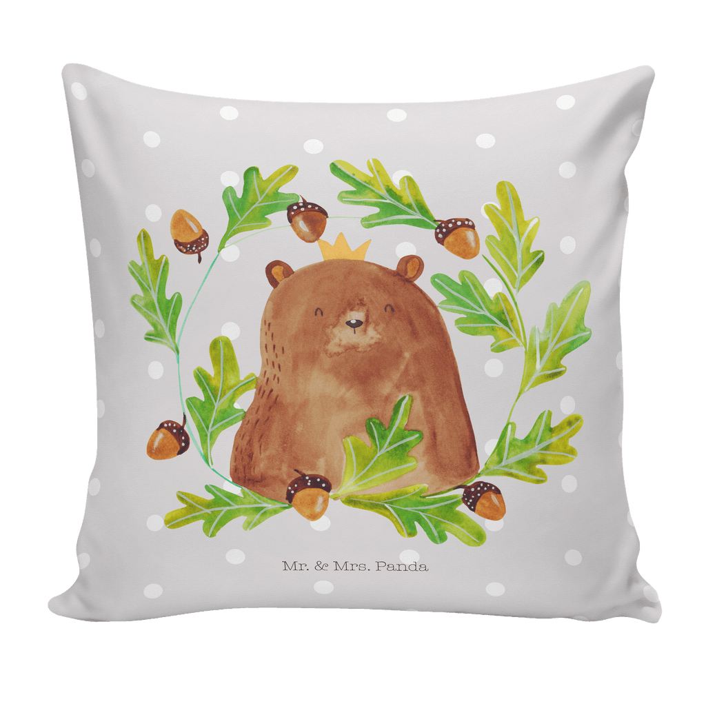 40x40 Kissen Bär König Kissenhülle, Kopfkissen, Sofakissen, Dekokissen, Motivkissen, Bär, Teddy, Teddybär, Papa, Papa Bär, bester Vater, bester Papa, weltbester Papa, Vatertag, Vater, Dad, Daddy, Papi
