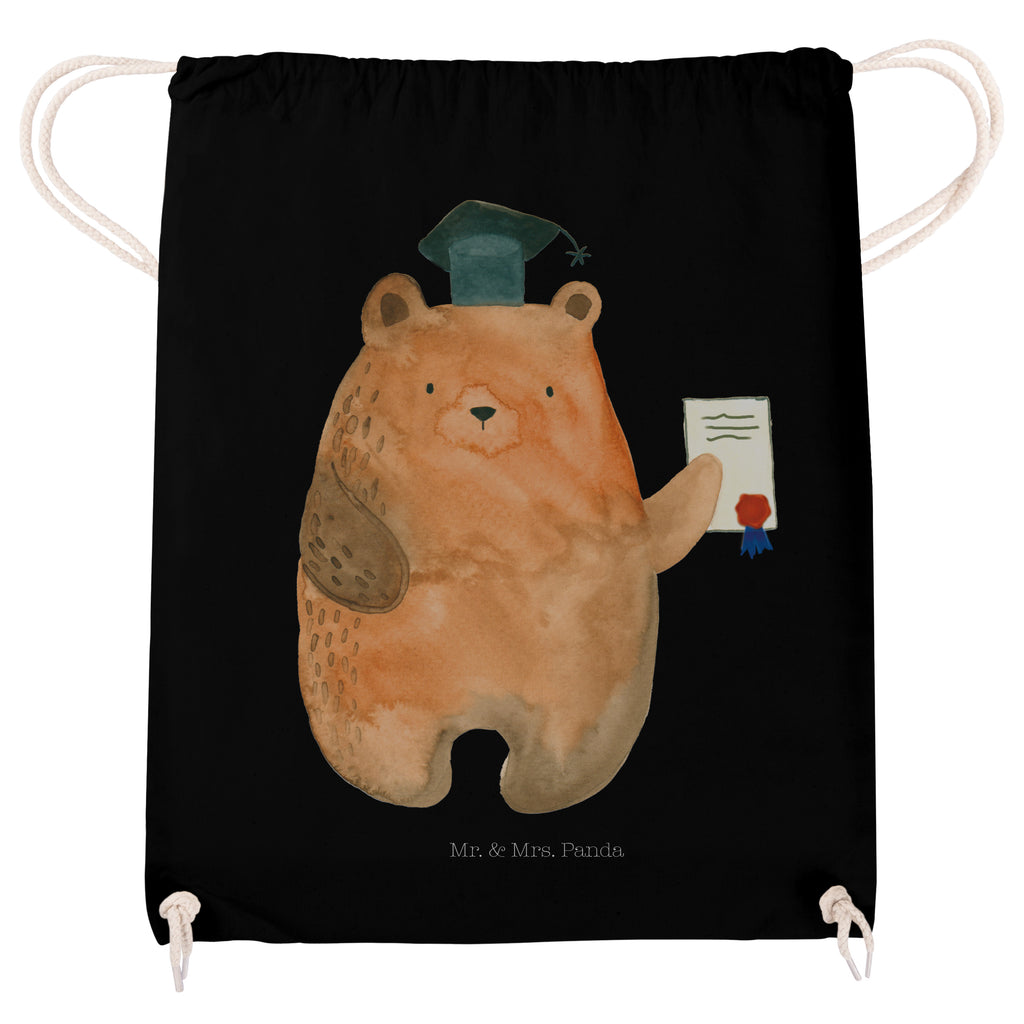 Sportbeutel Prüfungsbär Turnbeutel, Beutel, Sporttasche, Tasche, Stoffbeutel, Bär, Teddy, Teddybär, Abitur, Prüfungen, Prüfung bestanden, Abschluss, Zeugnis, Abschlusszeugnis