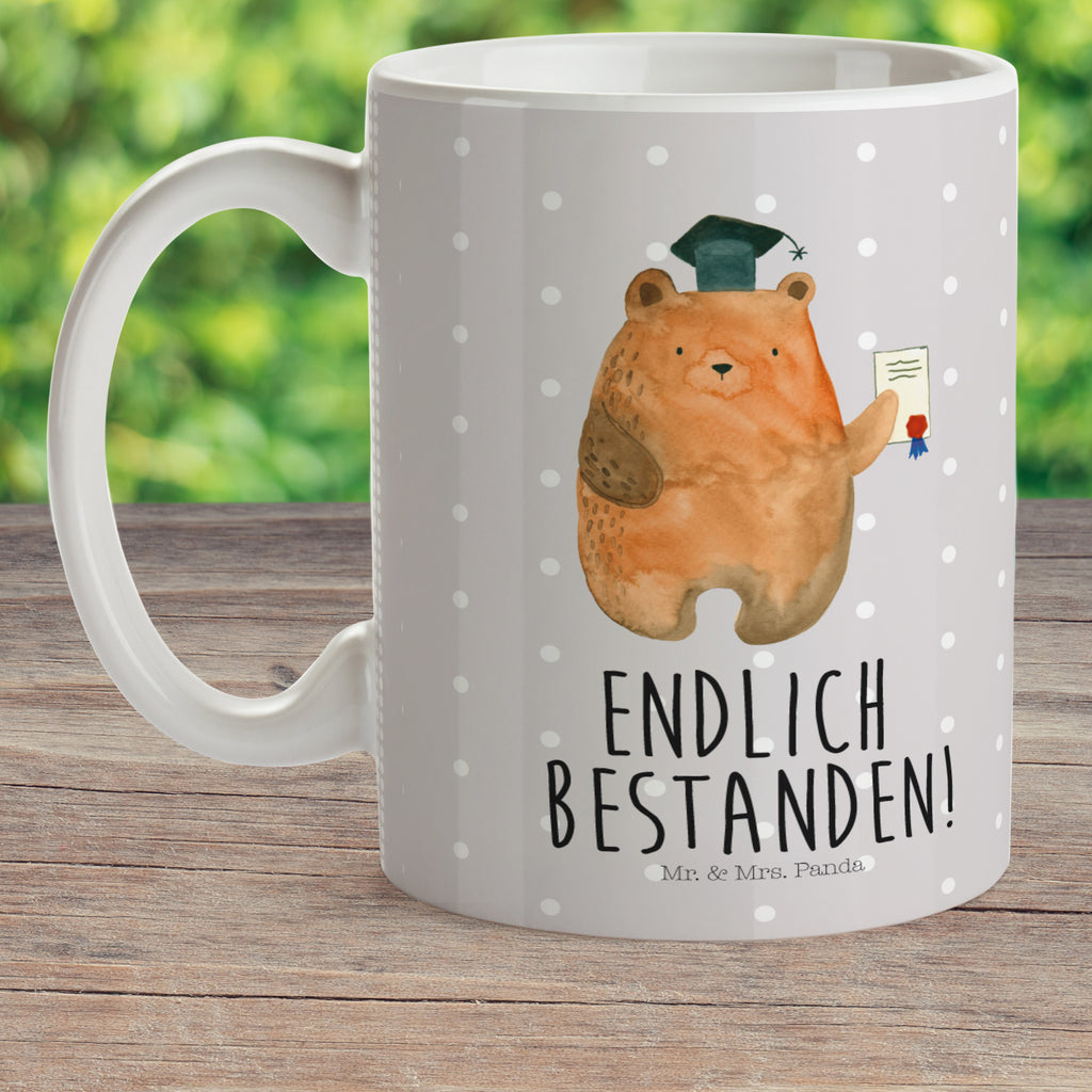 Kindertasse Prüfungsbär Kunststoff Tasse, Kindergarten, Tasse, Trinkbecher, Camping Becher, Kaffeetasse, Kunststoffbecher, Kindergartenbecher, Outdoorgeschirr, Kunststoffgeschirr, Reisebecher, Reisetasse, Kinderbecher, Bär, Teddy, Teddybär, Abitur, Prüfungen, Prüfung bestanden, Abschluss, Zeugnis, Abschlusszeugnis