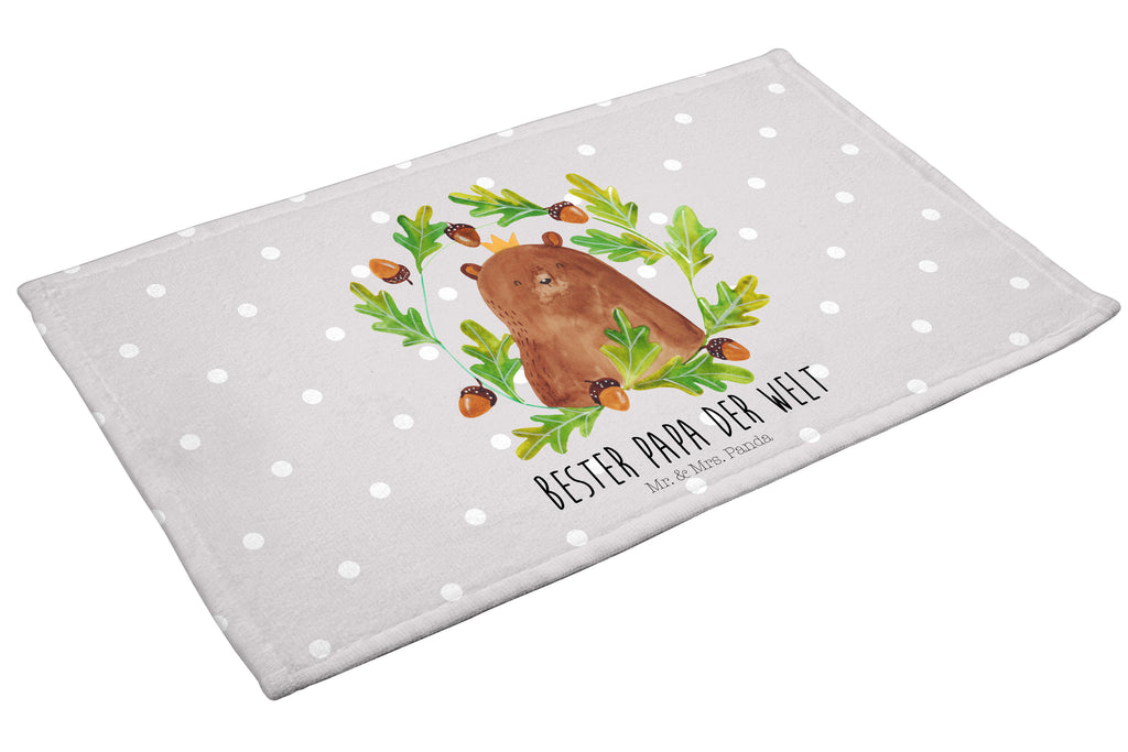 Gäste Handtuch Bär König Gästetuch, Reisehandtuch, Sport Handtuch, Frottier, Kinder Handtuch, Bär, Teddy, Teddybär, Papa, Papa Bär, bester Vater, bester Papa, weltbester Papa, Vatertag, Vater, Dad, Daddy, Papi