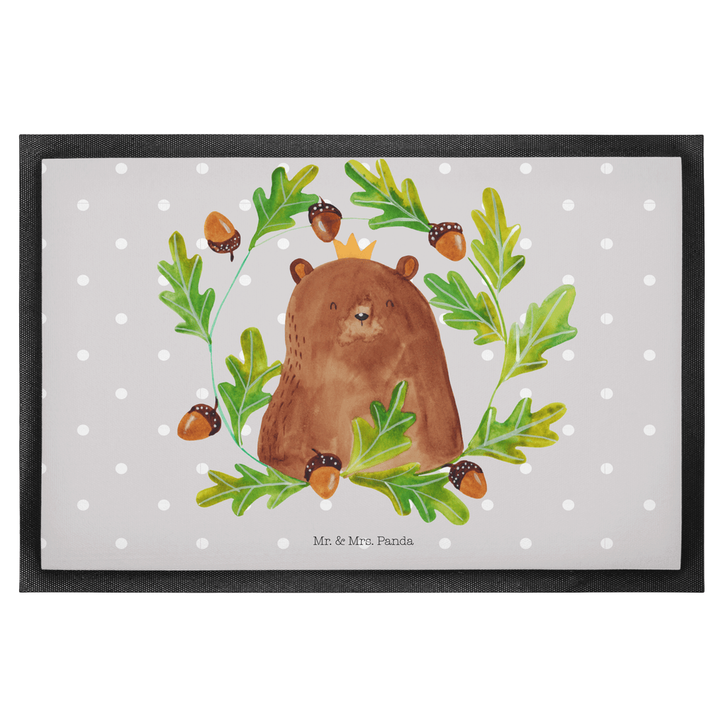 Fußmatte Bär König Papa, Bär, Papa Bär, bester Vater, bester Papa, weltbester Papa, Vatertag, Vater, Dad, Daddy, Papi, Türvorleger, Schmutzmatte, Fußabtreter, Matte, Schmutzfänger, Fußabstreifer, Schmutzfangmatte, Türmatte, Motivfußmatte,  Haustürmatte, Vorleger  Bär, Teddy, Teddybär