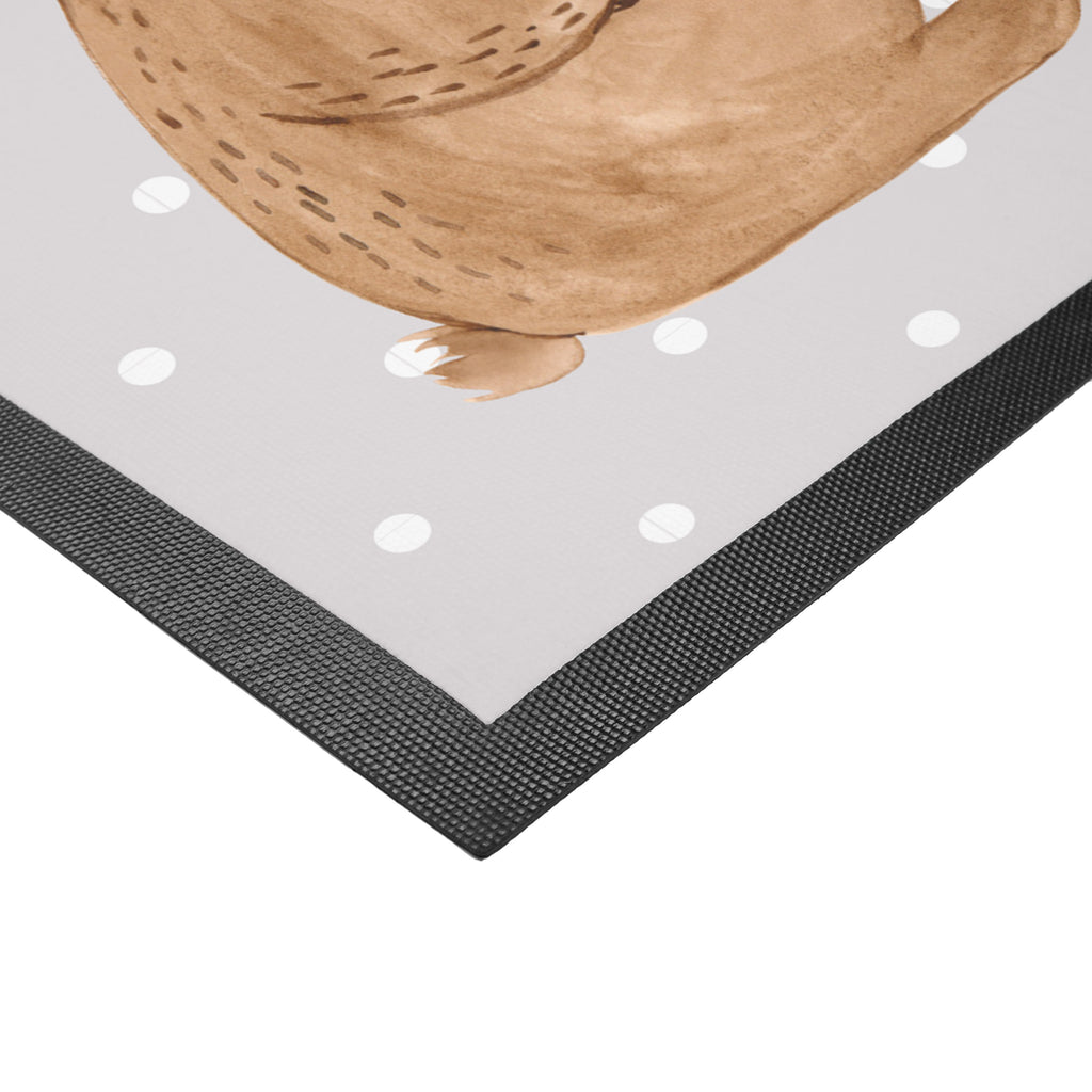 Fußmatte Bär Kaffee Kaffee, Coffee, Bär, Bären, guten Morgen, Morgenroutine, Welt erobern, Welt retten, Motivation	 Türvorleger, Schmutzmatte, Fußabtreter, Matte, Schmutzfänger, Fußabstreifer, Schmutzfangmatte, Türmatte, Motivfußmatte,  Haustürmatte, Vorleger  Bär, Teddy, Teddybär