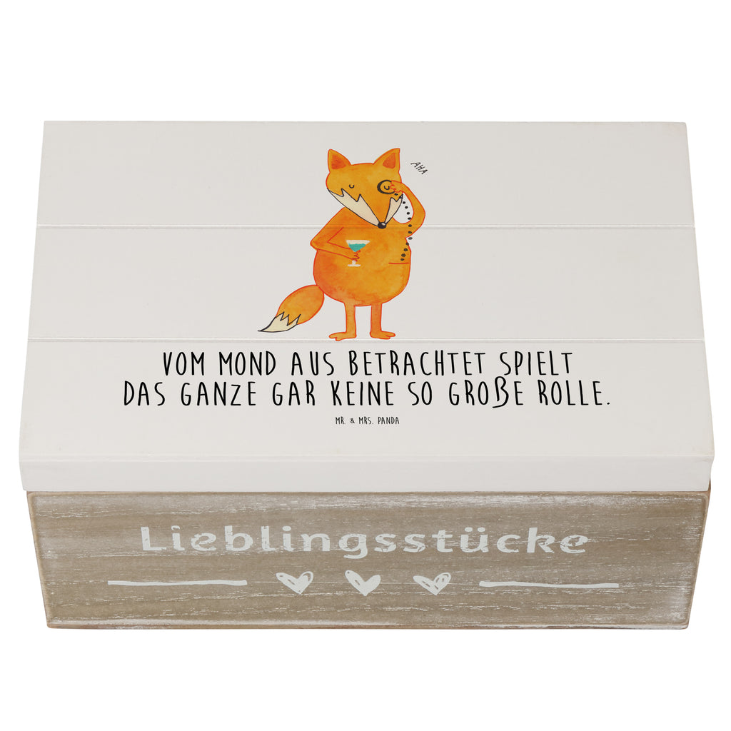 Holzkiste Fuchs Lord Holzkiste, Kiste, Schatzkiste, Truhe, Schatulle, XXL, Erinnerungsbox, Erinnerungskiste, Dekokiste, Aufbewahrungsbox, Fuchs, Füchse, tröstende Worte, Spruch lustig, Liebeskummer Geschenk, Motivation Spruch, Problemlösung