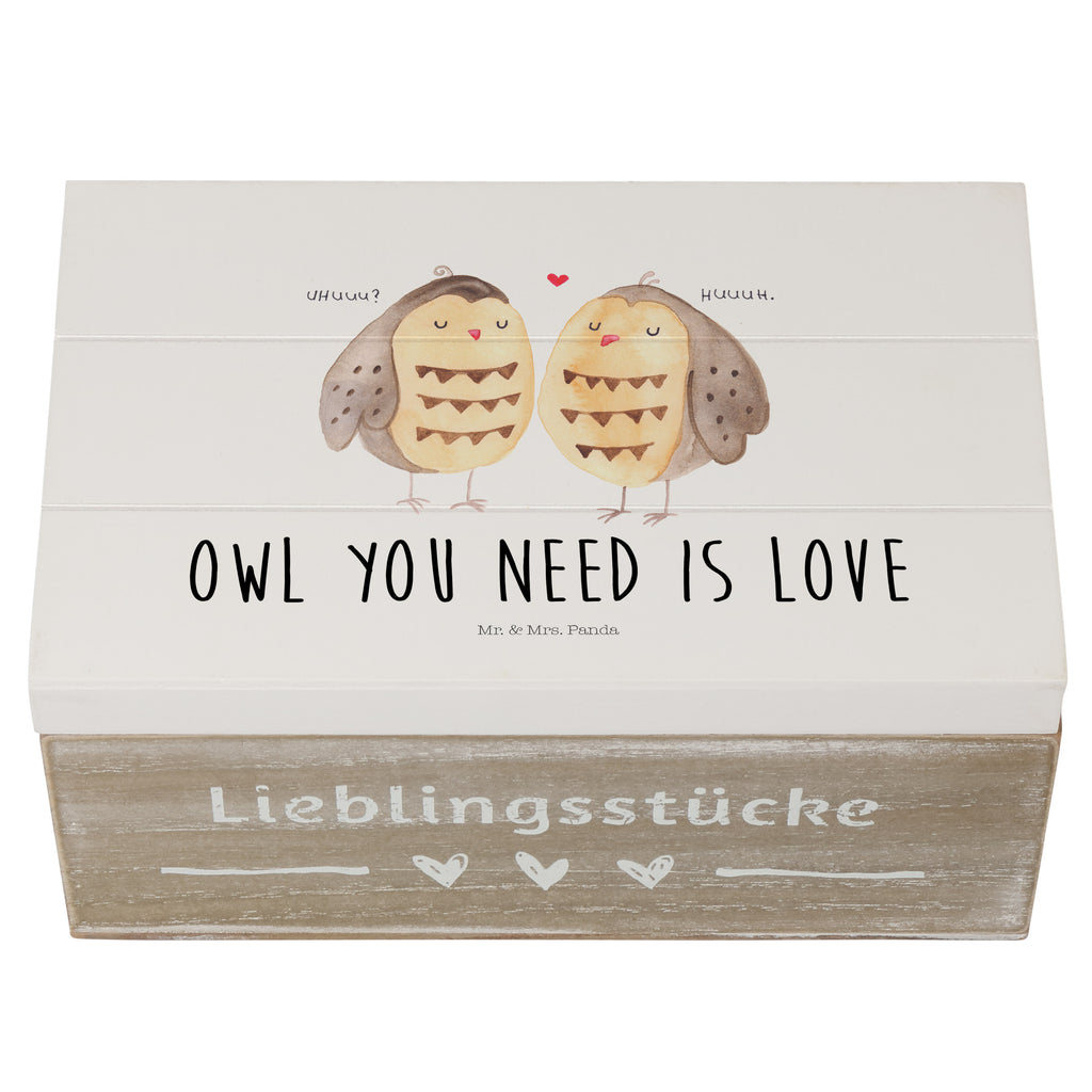 Holzkiste Eule Liebe Holzkiste, Kiste, Schatzkiste, Truhe, Schatulle, XXL, Erinnerungsbox, Erinnerungskiste, Dekokiste, Aufbewahrungsbox, Eule, Eule Deko, Liebe, Hochzeit Spruch, Owl, All you need is love, Liebe Spruch, Freundin Geschenk, Freund, Wortspiel lustig
