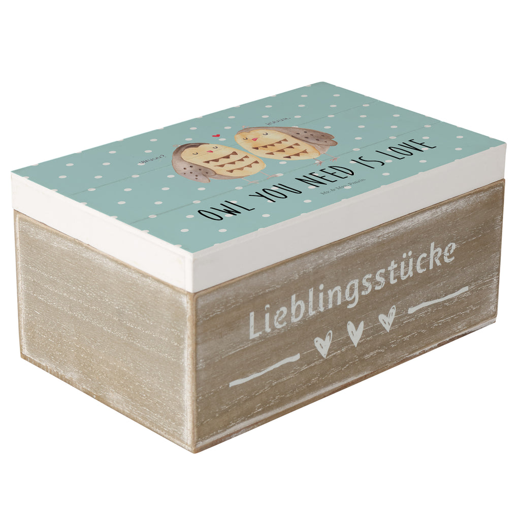 Holzkiste Eule Liebe Holzkiste, Kiste, Schatzkiste, Truhe, Schatulle, XXL, Erinnerungsbox, Erinnerungskiste, Dekokiste, Aufbewahrungsbox, Eule, Eule Deko, Liebe, Hochzeit Spruch, Owl, All you need is love, Liebe Spruch, Freundin Geschenk, Freund, Wortspiel lustig