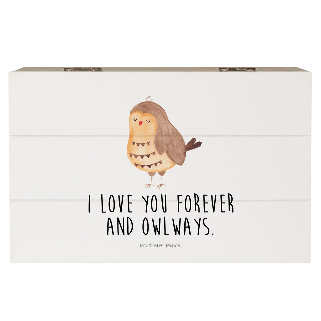 Holzkiste Eule Zufrieden Holzkiste, Kiste, Schatzkiste, Truhe, Schatulle, XXL, Erinnerungsbox, Erinnerungskiste, Dekokiste, Aufbewahrungsbox, Eule, Eule Spruch, Eule deko, Owl, Liebe Spruch, Romantisch, Wortspiel lustig, Spruch schön, Geschenk Hochzeitstag