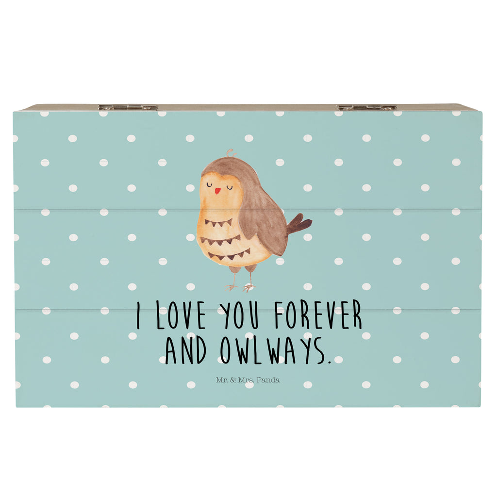 Holzkiste Eule Zufrieden Holzkiste, Kiste, Schatzkiste, Truhe, Schatulle, XXL, Erinnerungsbox, Erinnerungskiste, Dekokiste, Aufbewahrungsbox, Eule, Eule Spruch, Eule deko, Owl, Liebe Spruch, Romantisch, Wortspiel lustig, Spruch schön, Geschenk Hochzeitstag