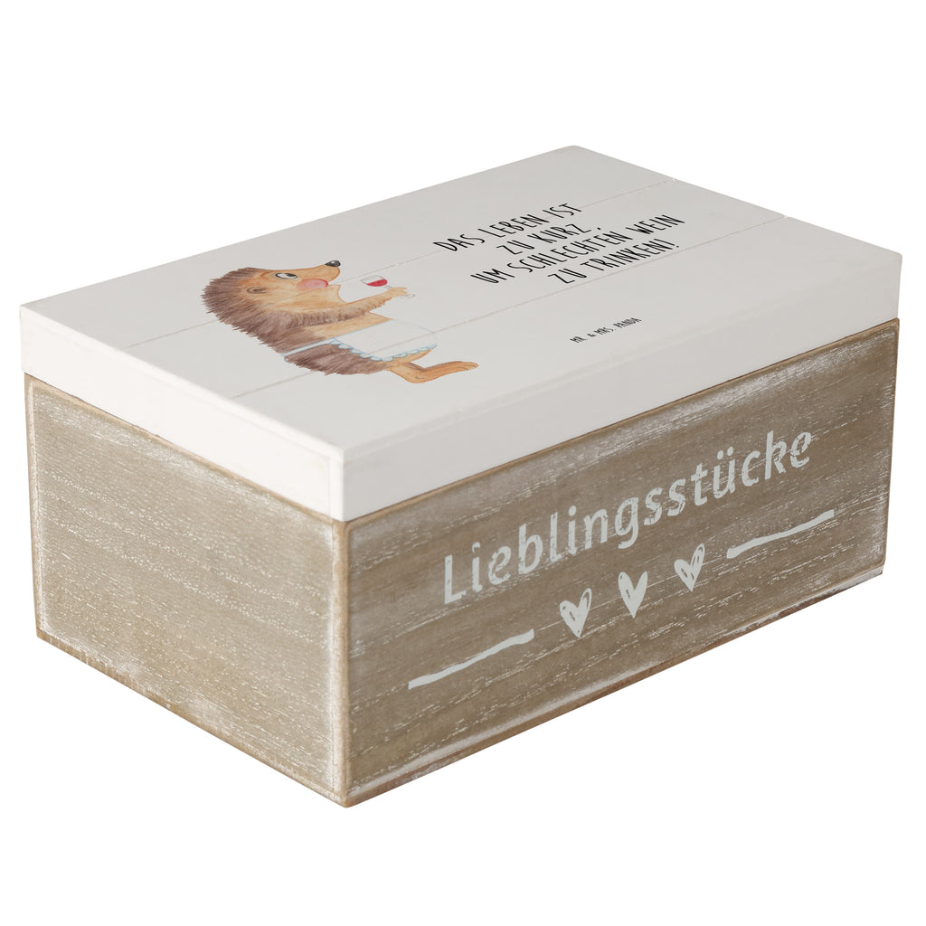 Holzkiste Igel mit Wein Holzkiste, Kiste, Schatzkiste, Truhe, Schatulle, XXL, Erinnerungsbox, Erinnerungskiste, Dekokiste, Aufbewahrungsbox, Tiermotive, Gute Laune, lustige Sprüche, Tiere, Wein Spruch, Igel, Geschenk Weintrinker, Geschenk Weinliebhaber, Wein Deko, Weinglas, Rotwein, Weißwein, Wein trinken