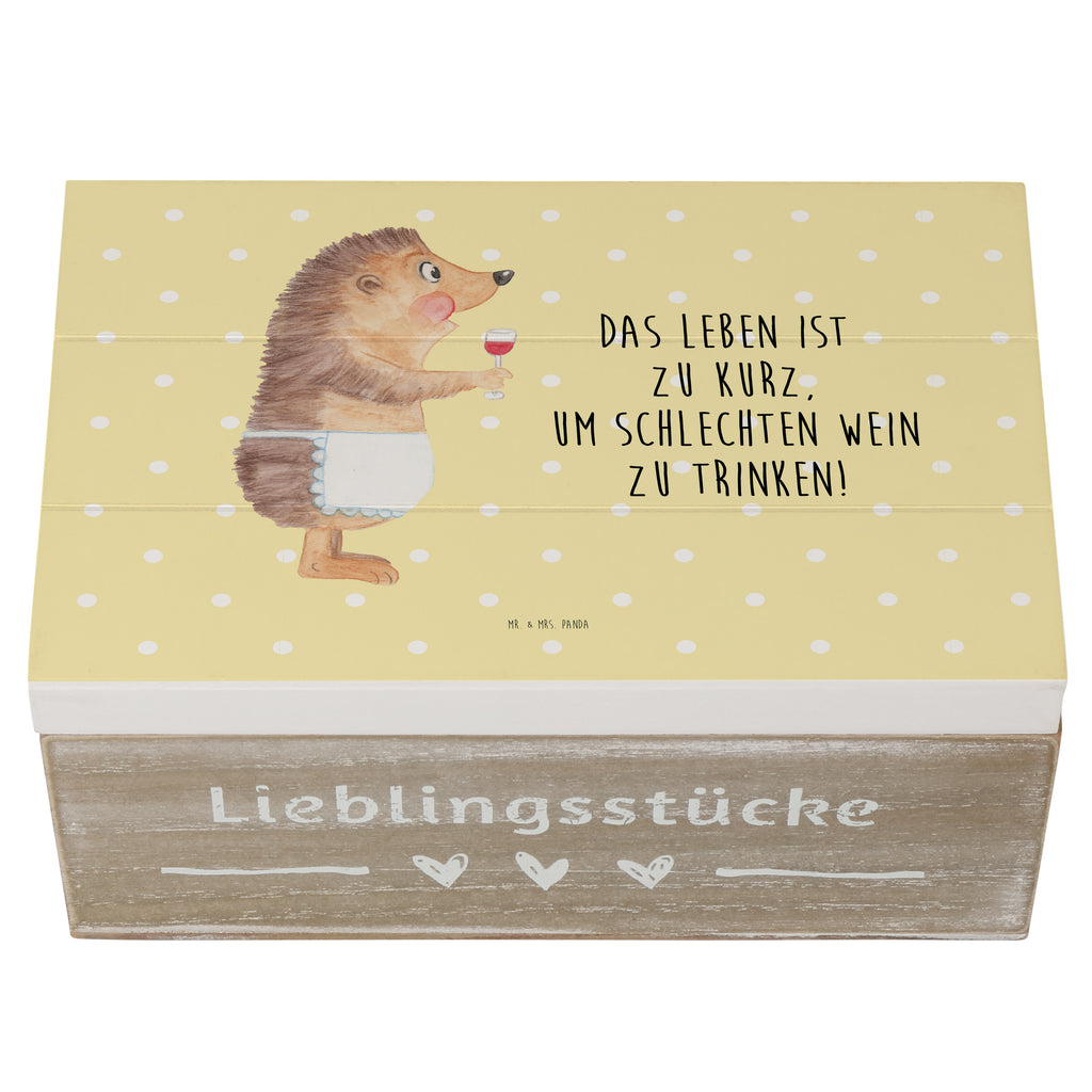 Holzkiste Igel mit Wein Holzkiste, Kiste, Schatzkiste, Truhe, Schatulle, XXL, Erinnerungsbox, Erinnerungskiste, Dekokiste, Aufbewahrungsbox, Tiermotive, Gute Laune, lustige Sprüche, Tiere, Wein Spruch, Igel, Geschenk Weintrinker, Geschenk Weinliebhaber, Wein Deko, Weinglas, Rotwein, Weißwein, Wein trinken