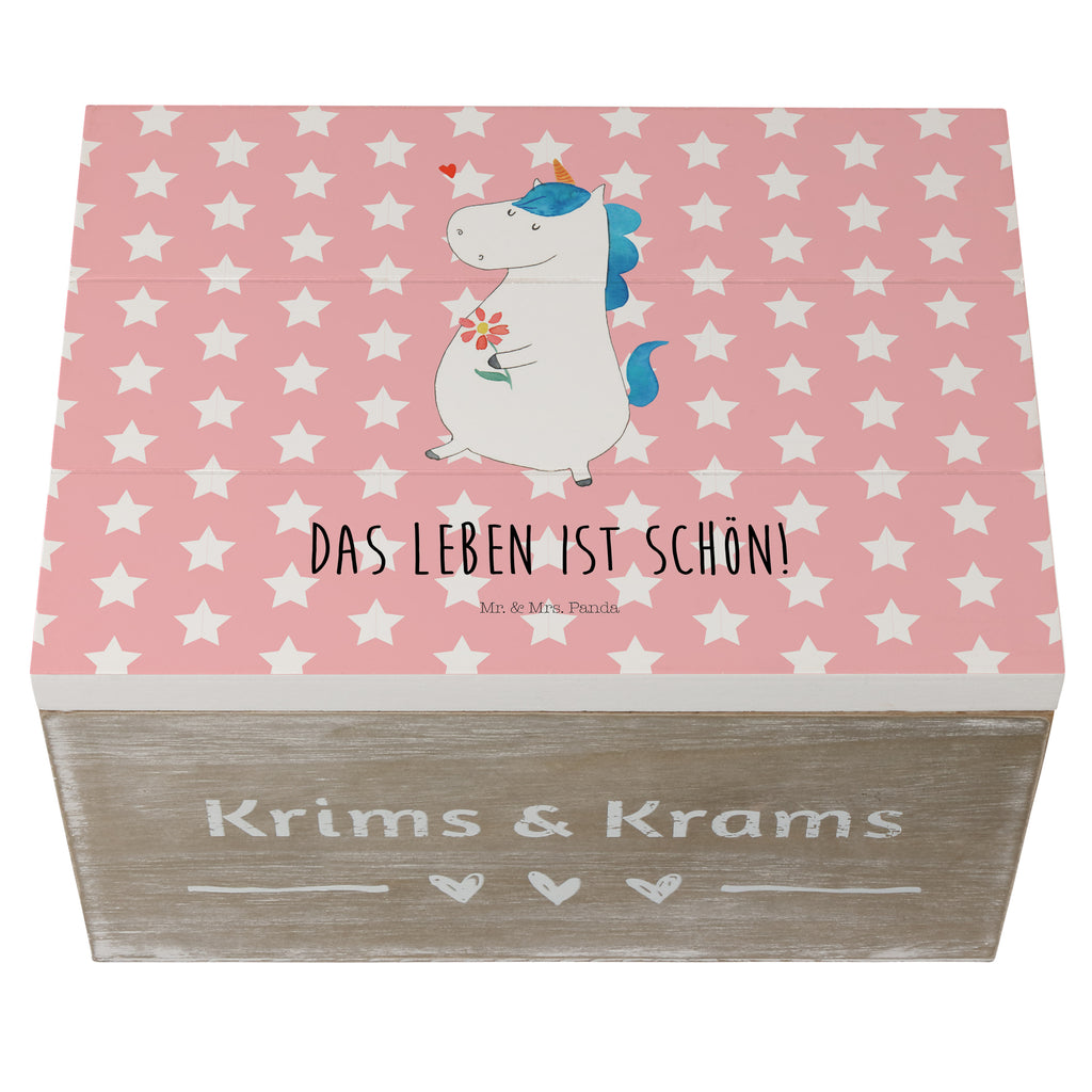 Holzkiste Einhorn Spaziergang Holzkiste, Kiste, Schatzkiste, Truhe, Schatulle, XXL, Erinnerungsbox, Erinnerungskiste, Dekokiste, Aufbewahrungsbox, Einhorn, Einhörner, Einhorn Deko, Pegasus, Unicorn, Glitzer, Blumen, Spaziergang, Motivation, Gute Laune, Freude, Freundin, Mutter, Schwester