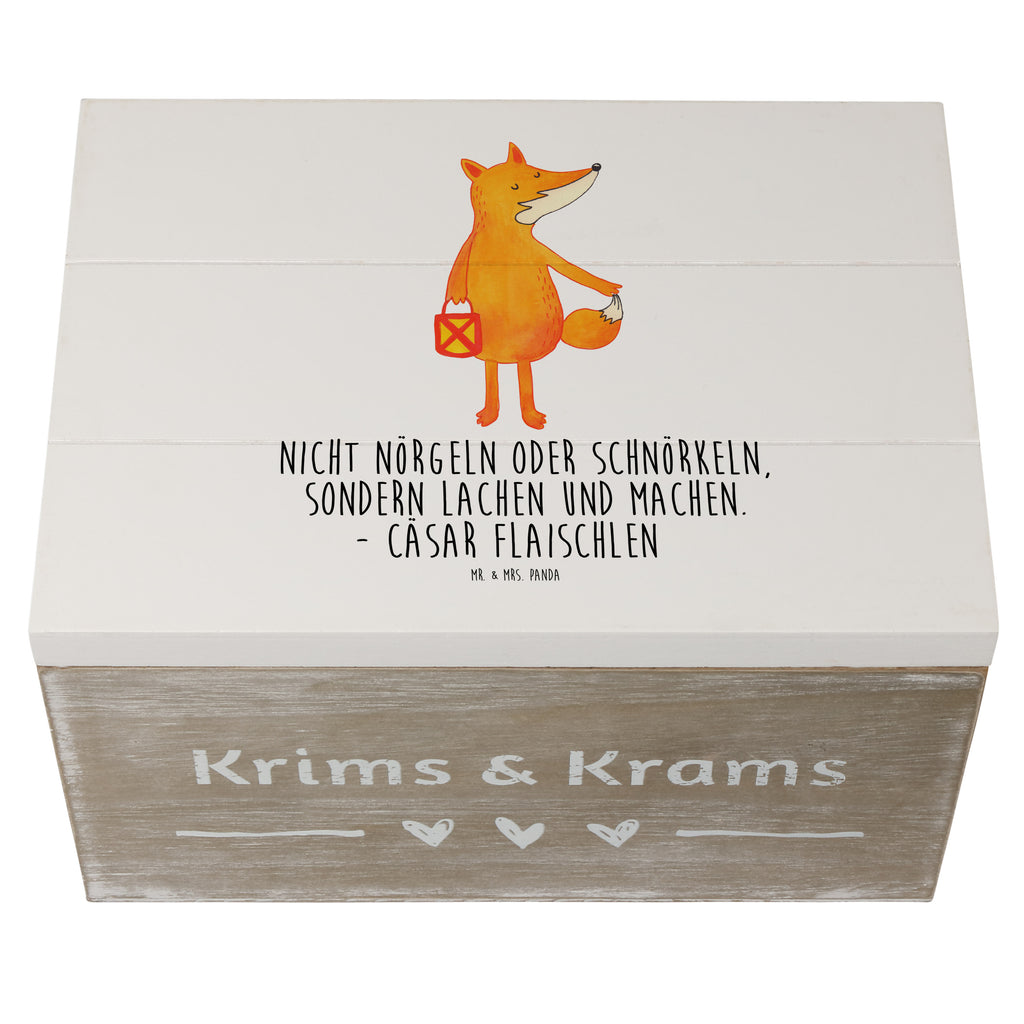 Holzkiste Fuchs Laterne Holzkiste, Kiste, Schatzkiste, Truhe, Schatulle, XXL, Erinnerungsbox, Erinnerungskiste, Dekokiste, Aufbewahrungsbox, Fuchs, Füchse, Spruch trösten, Liebeskummer Spruch, Laterne, Sankt Martin, Laternenumzug, Aufmuntern, Cäsar Otto Hugo Flaischlen
