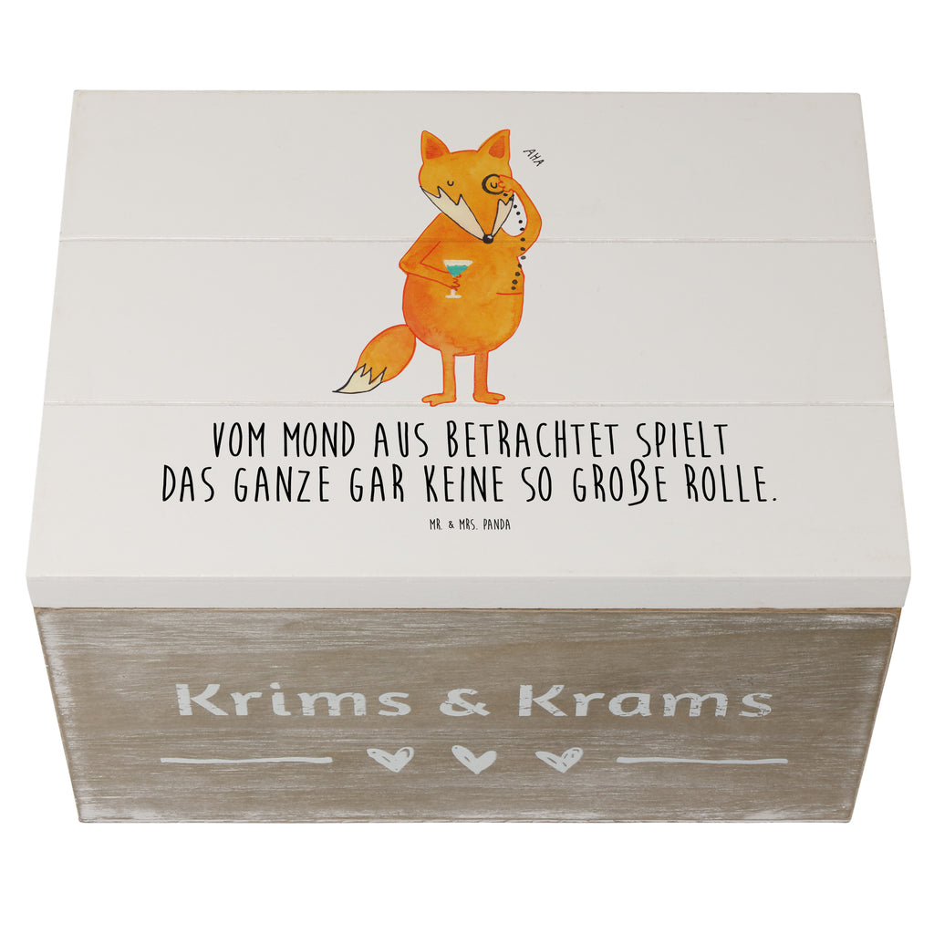 Holzkiste Fuchs Lord Holzkiste, Kiste, Schatzkiste, Truhe, Schatulle, XXL, Erinnerungsbox, Erinnerungskiste, Dekokiste, Aufbewahrungsbox, Fuchs, Füchse, tröstende Worte, Spruch lustig, Liebeskummer Geschenk, Motivation Spruch, Problemlösung