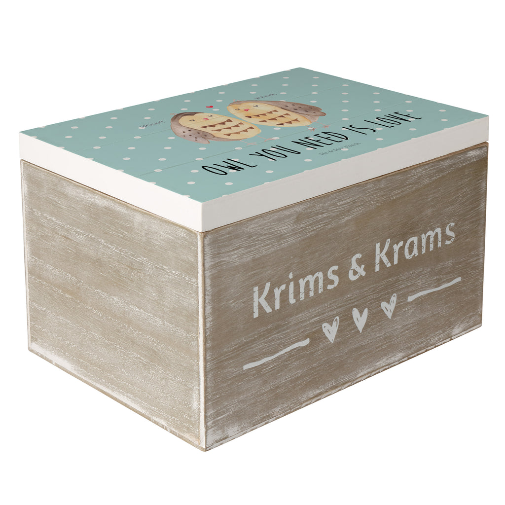 Holzkiste Eule Liebe Holzkiste, Kiste, Schatzkiste, Truhe, Schatulle, XXL, Erinnerungsbox, Erinnerungskiste, Dekokiste, Aufbewahrungsbox, Eule, Eule Deko, Liebe, Hochzeit Spruch, Owl, All you need is love, Liebe Spruch, Freundin Geschenk, Freund, Wortspiel lustig