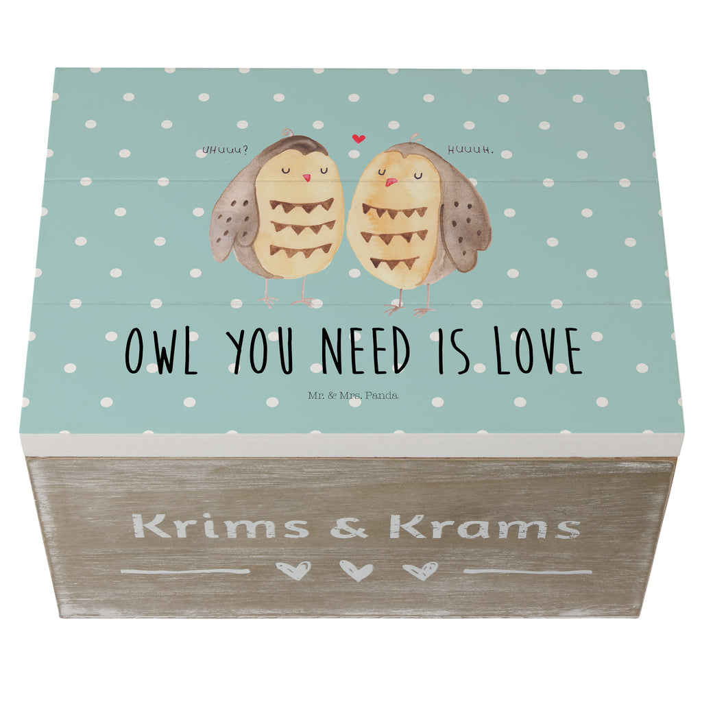 Holzkiste Eule Liebe Holzkiste, Kiste, Schatzkiste, Truhe, Schatulle, XXL, Erinnerungsbox, Erinnerungskiste, Dekokiste, Aufbewahrungsbox, Eule, Eule Deko, Liebe, Hochzeit Spruch, Owl, All you need is love, Liebe Spruch, Freundin Geschenk, Freund, Wortspiel lustig