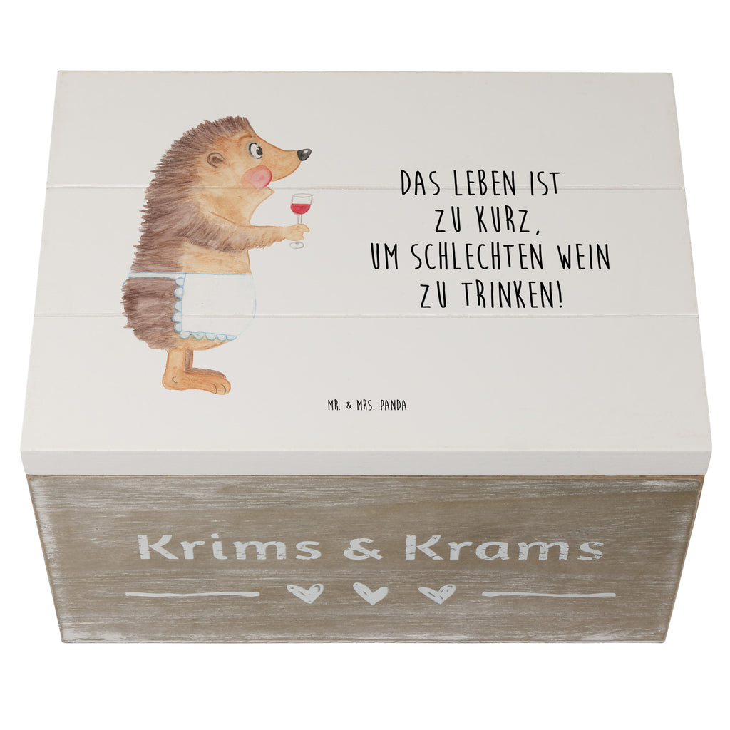 Holzkiste Igel mit Wein Holzkiste, Kiste, Schatzkiste, Truhe, Schatulle, XXL, Erinnerungsbox, Erinnerungskiste, Dekokiste, Aufbewahrungsbox, Tiermotive, Gute Laune, lustige Sprüche, Tiere, Wein Spruch, Igel, Geschenk Weintrinker, Geschenk Weinliebhaber, Wein Deko, Weinglas, Rotwein, Weißwein, Wein trinken