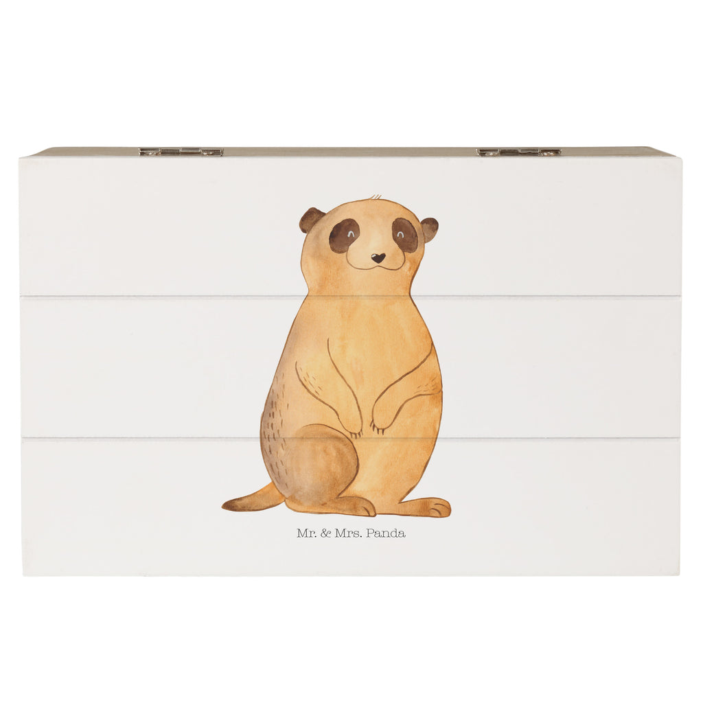 Holzkiste Erdmännchen Holzkiste, Kiste, Schatzkiste, Truhe, Schatulle, XXL, Erinnerungsbox, Erinnerungskiste, Dekokiste, Aufbewahrungsbox, Afrika, Wildtiere, Erdmännchen, Reisen, Spruch, Weltreise, Afrikareise, Roadtrip, Traveling