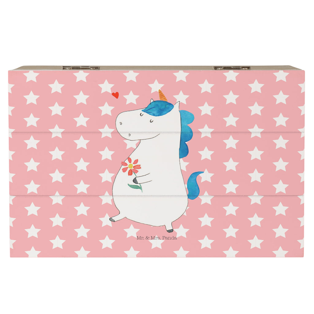 Holzkiste Einhorn Spaziergang Holzkiste, Kiste, Schatzkiste, Truhe, Schatulle, XXL, Erinnerungsbox, Erinnerungskiste, Dekokiste, Aufbewahrungsbox, Einhorn, Einhörner, Einhorn Deko, Pegasus, Unicorn, Glitzer, Blumen, Spaziergang, Motivation, Gute Laune, Freude, Freundin, Mutter, Schwester