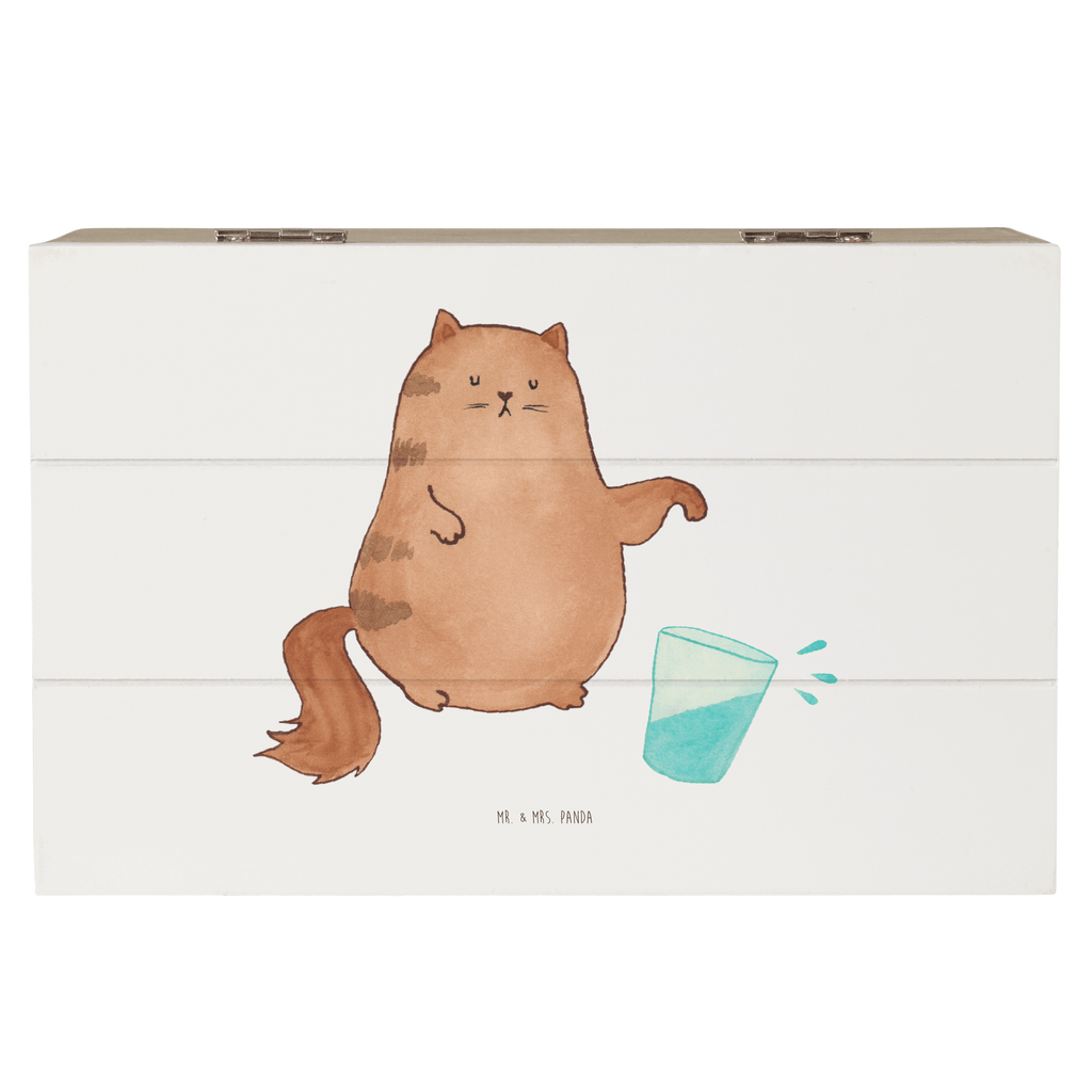 Holzkiste Katze Wasserglas Holzkiste, Kiste, Schatzkiste, Truhe, Schatulle, XXL, Erinnerungsbox, Erinnerungskiste, Dekokiste, Aufbewahrungsbox, Katze, Katzenmotiv, Katzenfan, Katzendeko, Katzenfreund, Katzenliebhaber, Katzenprodukte, Katzenartikel, Katzenaccessoires, Katzensouvenirs, Katzenliebhaberprodukte, Katzenmotive, Katzen, Kater, Mietze, Cat, Cats, Katzenhalter, Katzenbesitzerin, Haustier, Wasser, Glas