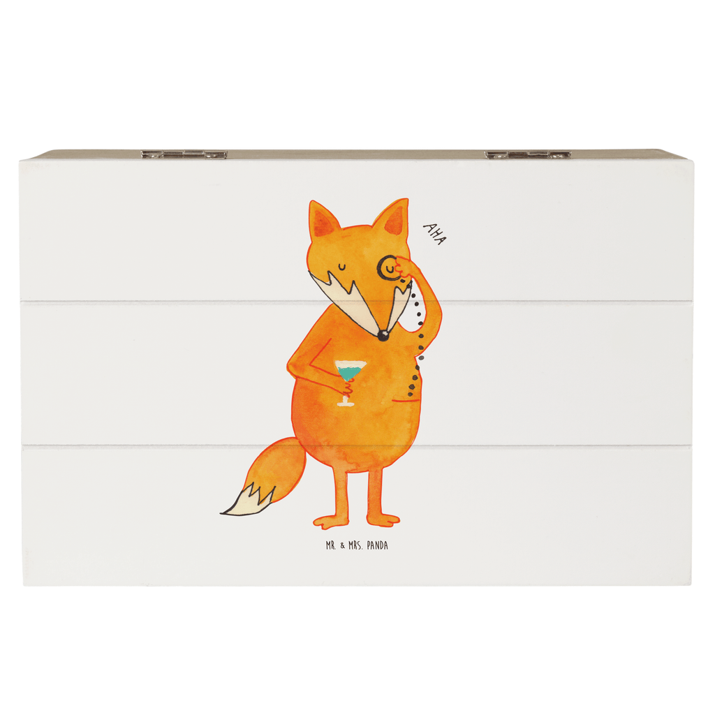 Holzkiste Fuchs Lord Holzkiste, Kiste, Schatzkiste, Truhe, Schatulle, XXL, Erinnerungsbox, Erinnerungskiste, Dekokiste, Aufbewahrungsbox, Fuchs, Füchse, tröstende Worte, Spruch lustig, Liebeskummer Geschenk, Motivation Spruch, Problemlösung