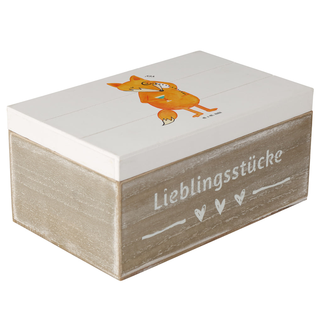 Holzkiste Fuchs Lord Holzkiste, Kiste, Schatzkiste, Truhe, Schatulle, XXL, Erinnerungsbox, Erinnerungskiste, Dekokiste, Aufbewahrungsbox, Fuchs, Füchse, tröstende Worte, Spruch lustig, Liebeskummer Geschenk, Motivation Spruch, Problemlösung