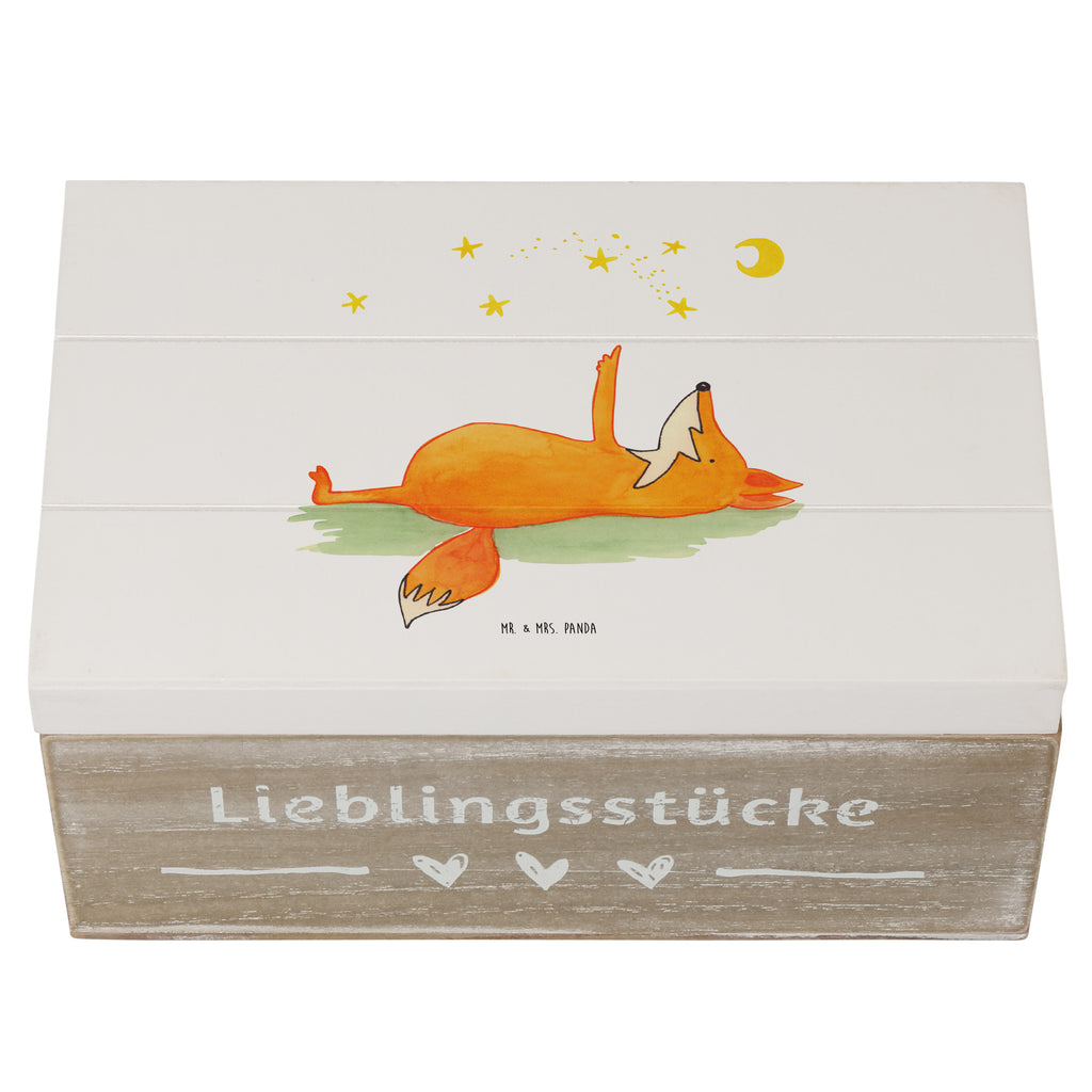 Holzkiste Fuchs Sterne Holzkiste, Kiste, Schatzkiste, Truhe, Schatulle, XXL, Erinnerungsbox, Erinnerungskiste, Dekokiste, Aufbewahrungsbox, Fuchs, Füchse, tröstende Worte, Spruch positiv, Spruch schön, Romantik, Always Look on the Bright Side of Life