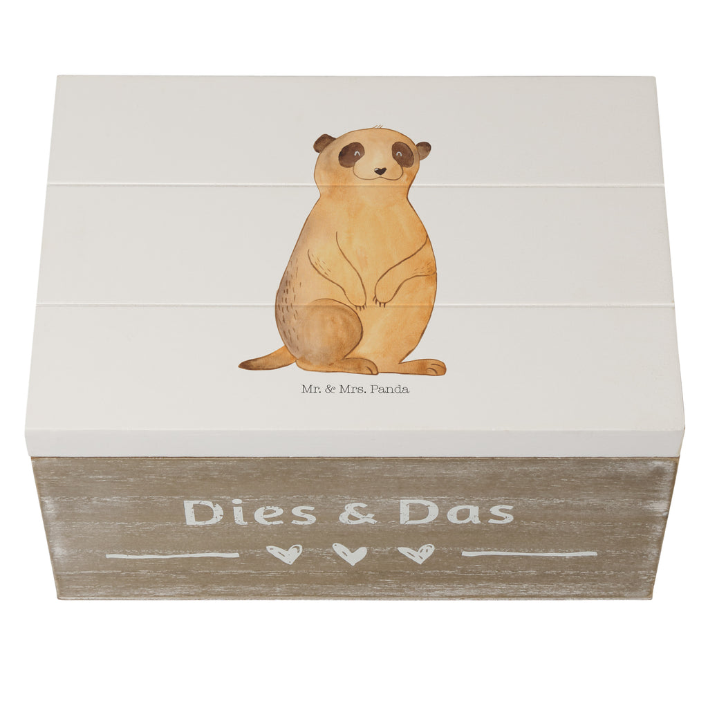 Holzkiste Erdmännchen Holzkiste, Kiste, Schatzkiste, Truhe, Schatulle, XXL, Erinnerungsbox, Erinnerungskiste, Dekokiste, Aufbewahrungsbox, Afrika, Wildtiere, Erdmännchen, Reisen, Spruch, Weltreise, Afrikareise, Roadtrip, Traveling