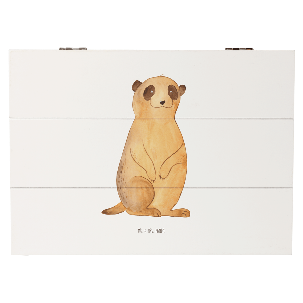 Holzkiste Erdmännchen Holzkiste, Kiste, Schatzkiste, Truhe, Schatulle, XXL, Erinnerungsbox, Erinnerungskiste, Dekokiste, Aufbewahrungsbox, Afrika, Wildtiere, Erdmännchen, Reisen, Spruch, Weltreise, Afrikareise, Roadtrip, Traveling