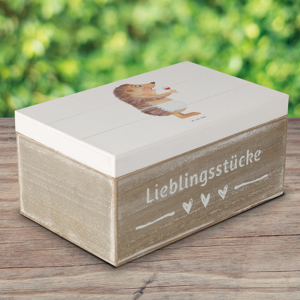 Holzkiste Igel mit Wein Holzkiste, Kiste, Schatzkiste, Truhe, Schatulle, XXL, Erinnerungsbox, Erinnerungskiste, Dekokiste, Aufbewahrungsbox, Tiermotive, Gute Laune, lustige Sprüche, Tiere, Wein Spruch, Igel, Geschenk Weintrinker, Geschenk Weinliebhaber, Wein Deko, Weinglas, Rotwein, Weißwein, Wein trinken